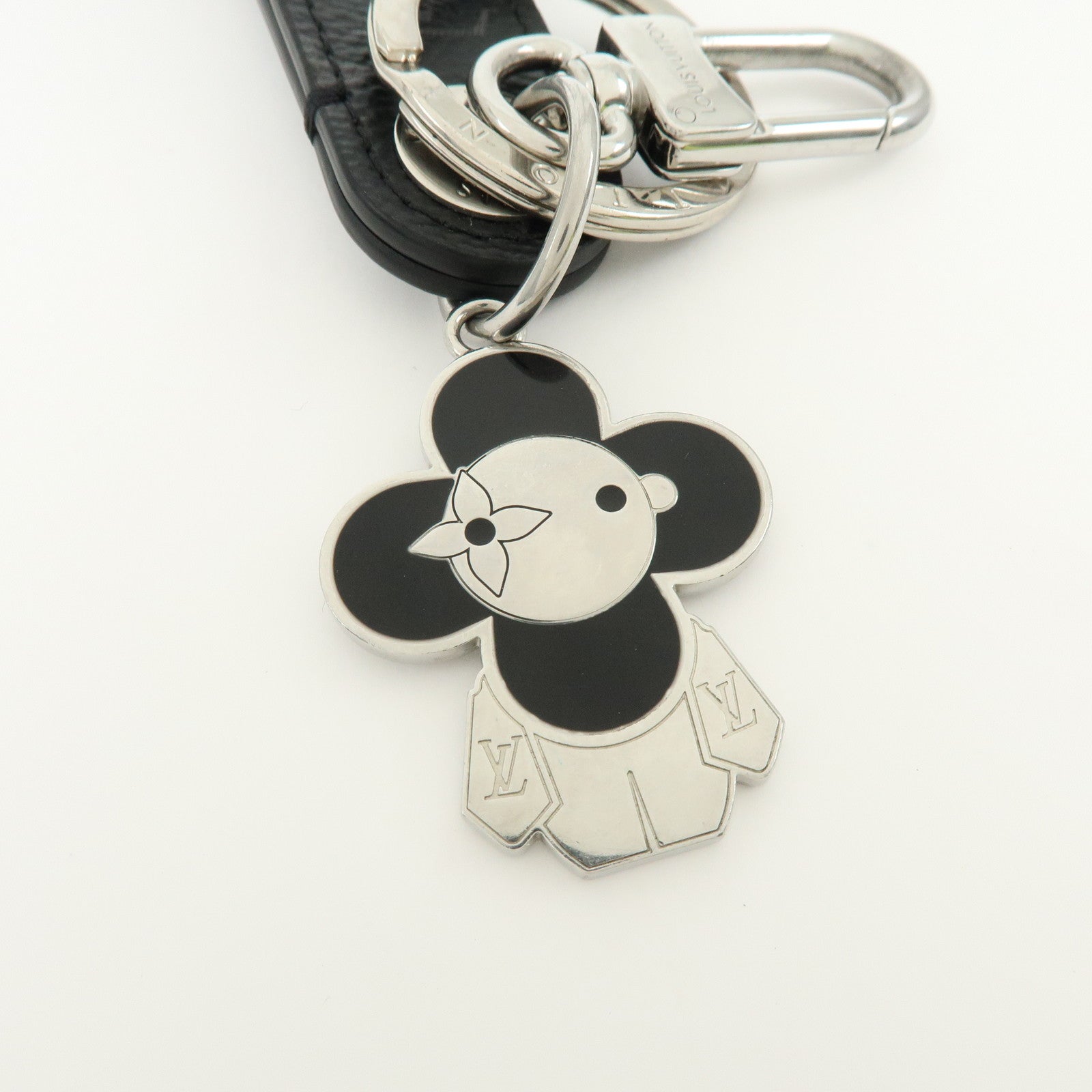 Louis Vuitton Monogram Eclipse Dragonne Vivienne Key Charm 01821