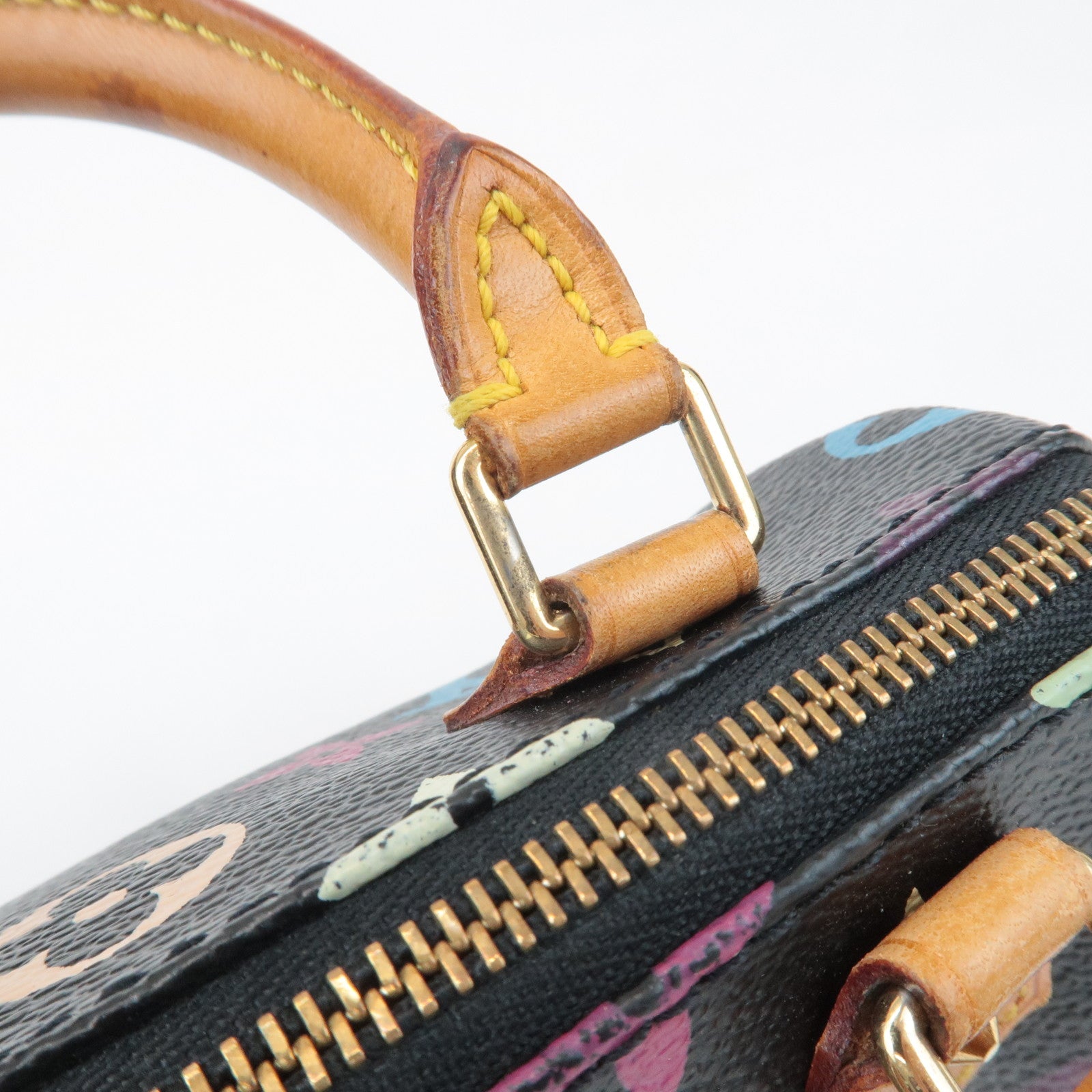 Louis Vuitton Monogram Multicolor Mini Speedy Mini Bag Noir M92644