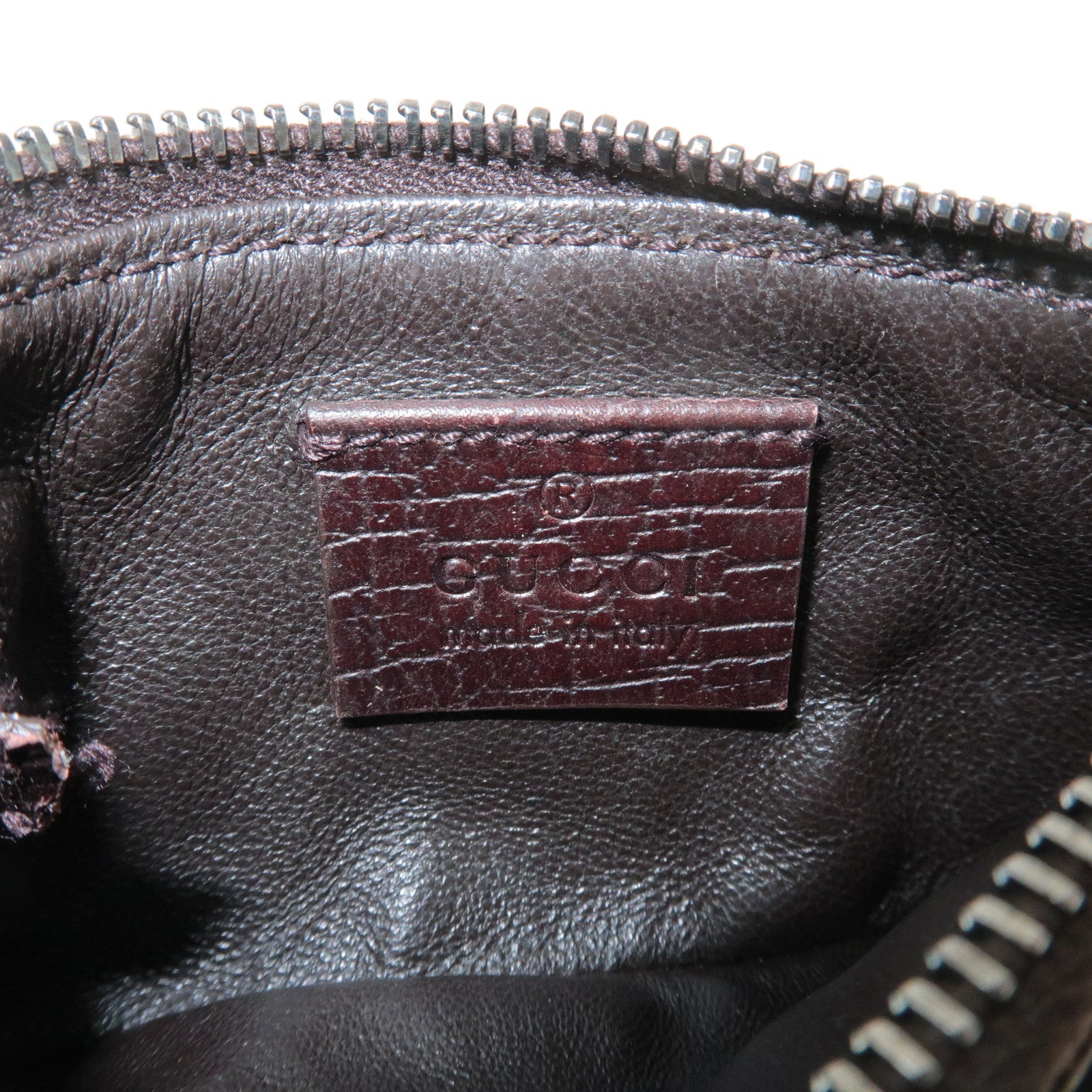 GUCCI Set of 2 Guccissima Leather Canvas Coin Case 233183/131988 Used