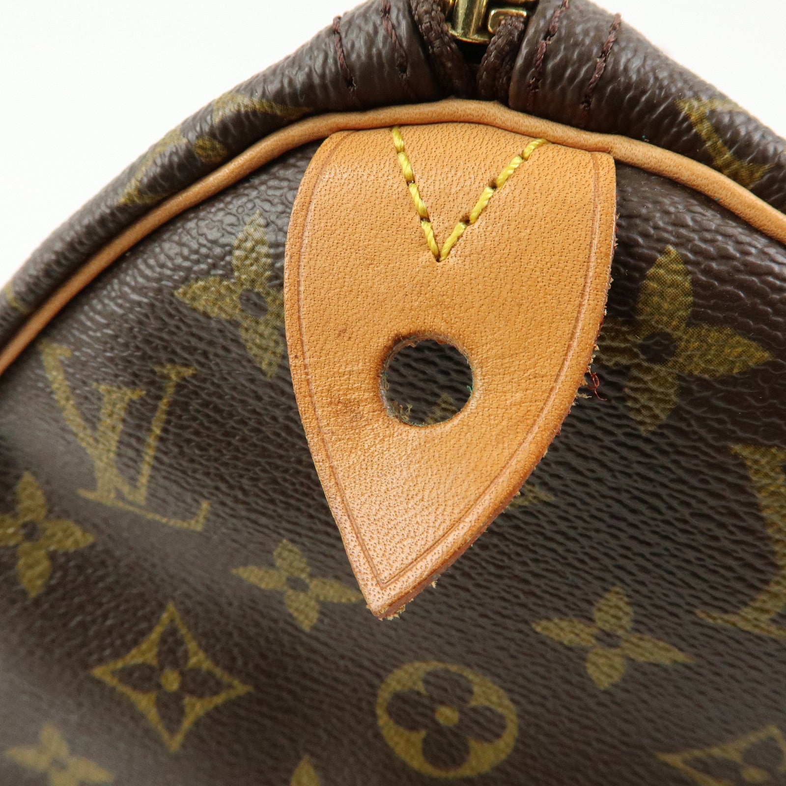 Louis Vuitton Monogram Speedy 40 Hand Bag Boston Bag Brown M41522
