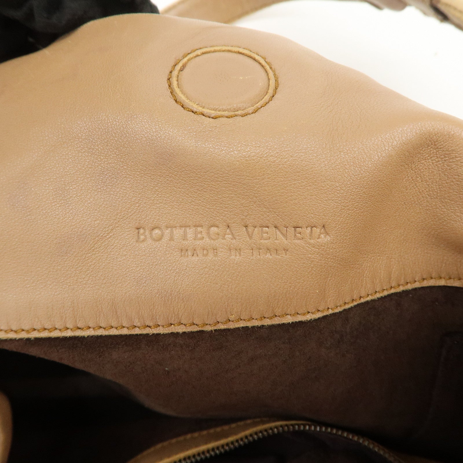 BOTTEGA VENETA Intrecciato Campana Medium Shoulder Bag 125787