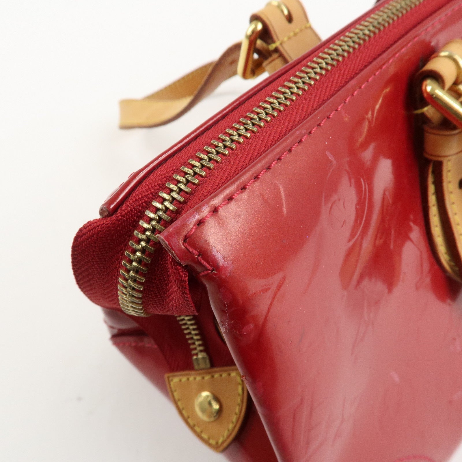 Louis Vuitton Vernis Rosewood Avenue Hand Bag Pomme D'Amour M93507 Used