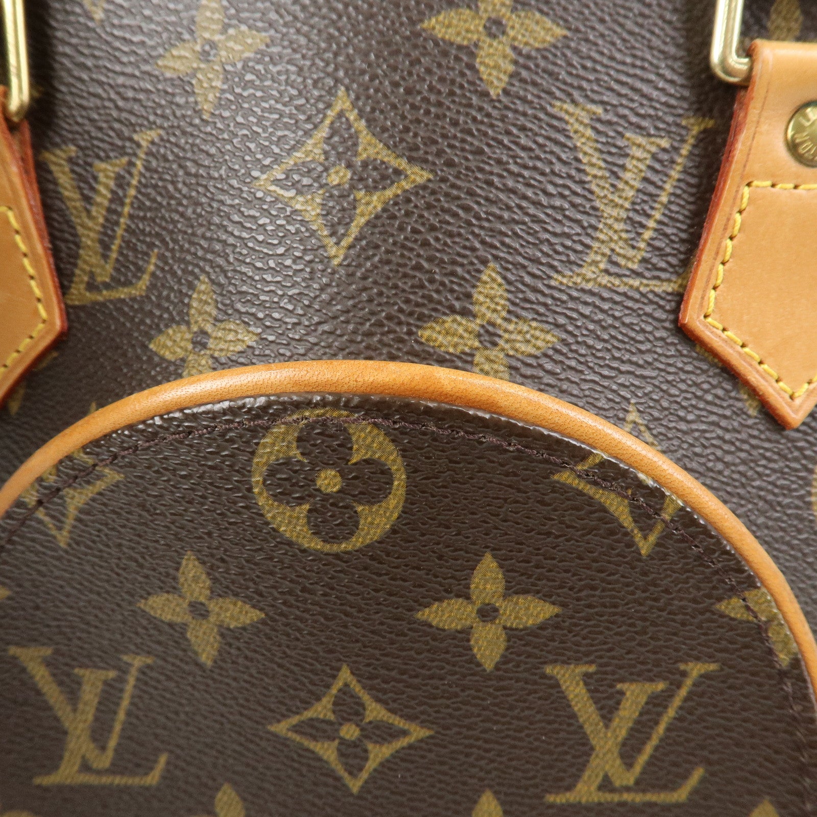 Louis Vuitton Monogram Ellipse PM Hand Bag Brown M51127