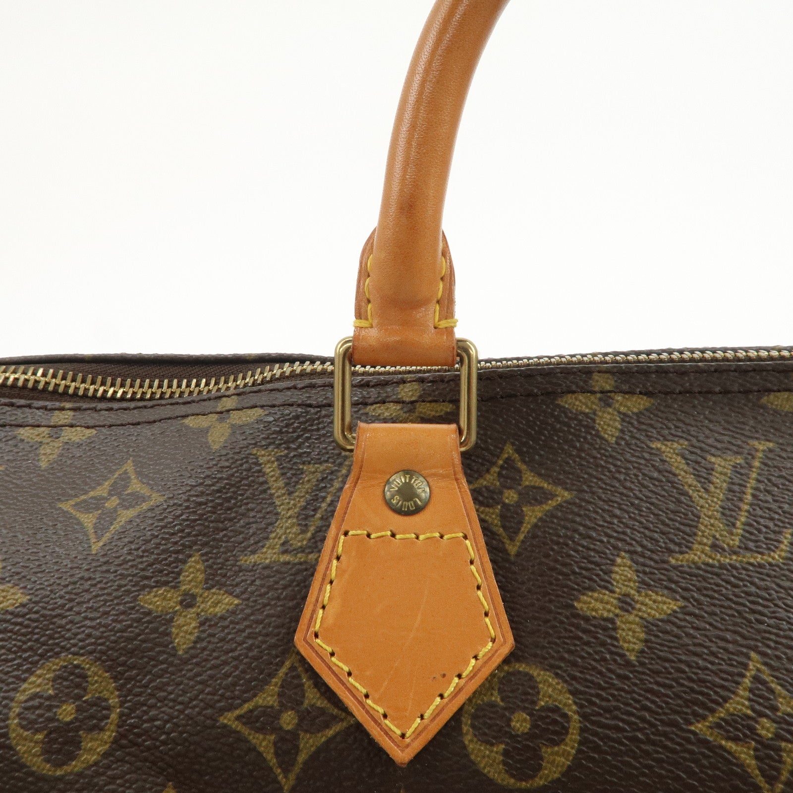 Louis Vuitton Monogram Speedy 40 Hand Bag Boston Bag Brown M41522