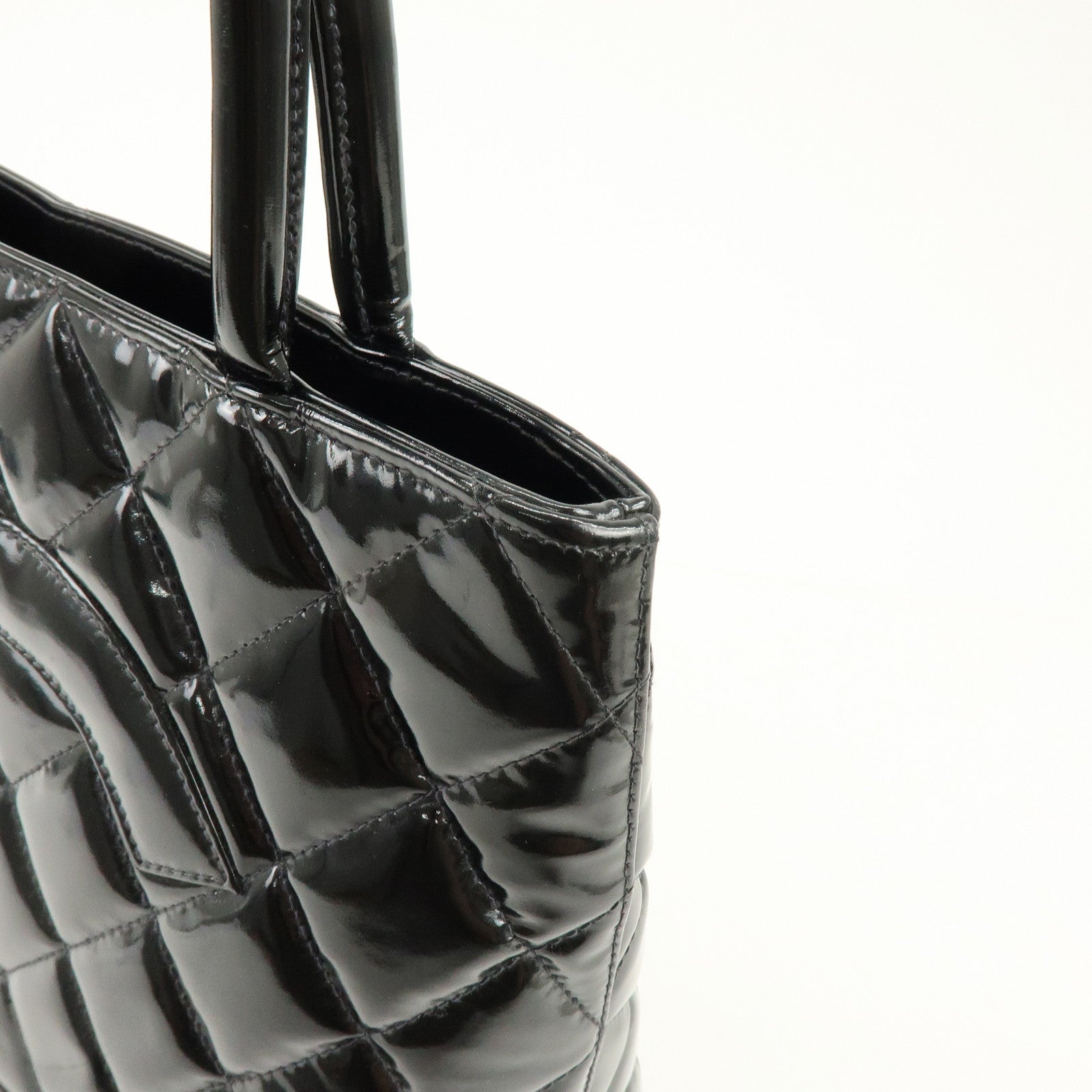 CHANEL Matelasse COCO Mark Medallion Tote Bag Hand Bag A01804