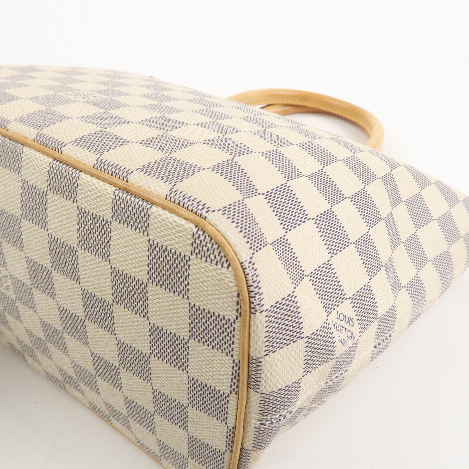 Louis Vuitton Damier Azur Saleya PM Tote Bag Hand Bag N51186