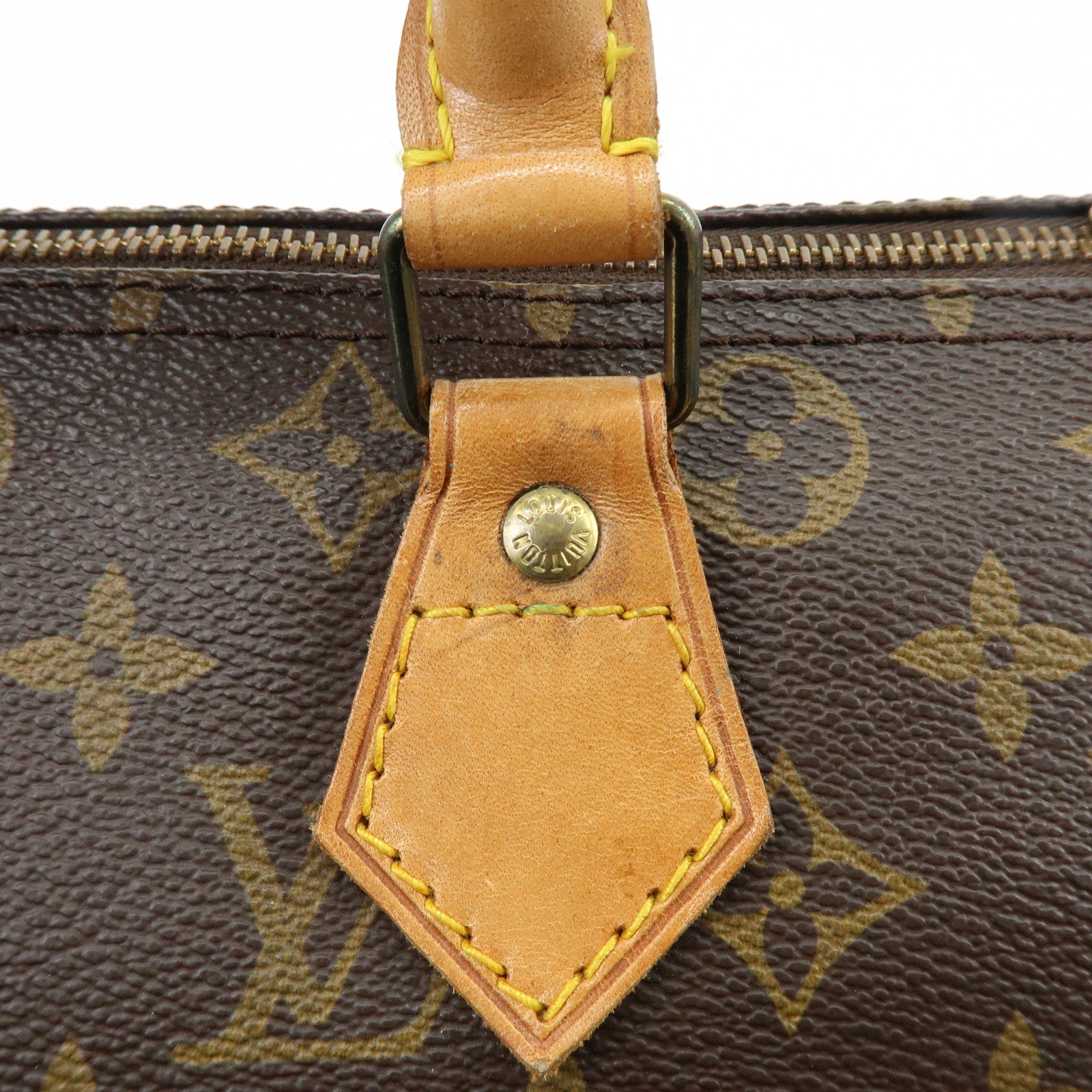 Louis Vuitton Monogram Speedy 30 Boston Bag Hand Bag Brown M41526