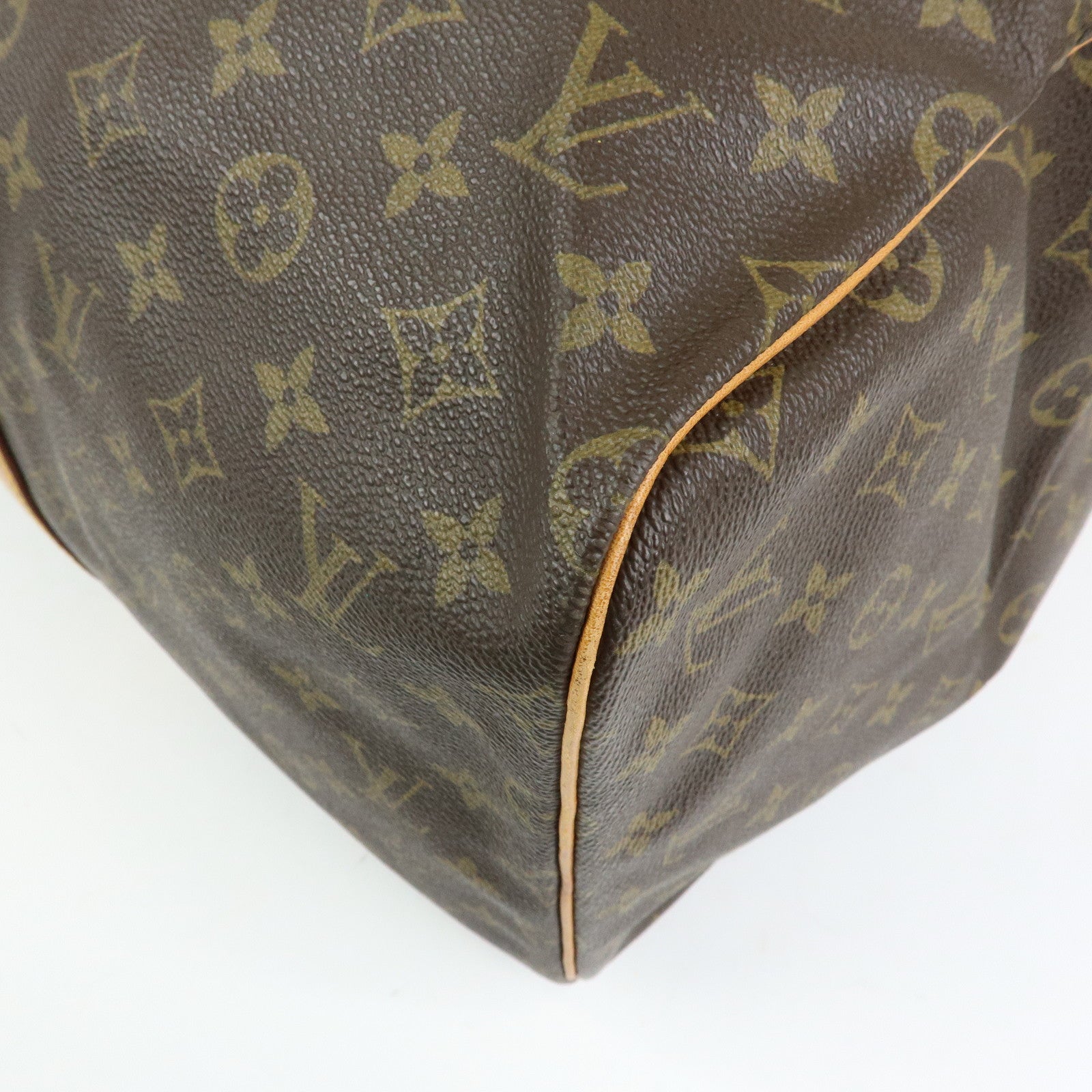 Louis Vuitton Monogram Sac Souple 55 Boston Bag Brown M41622