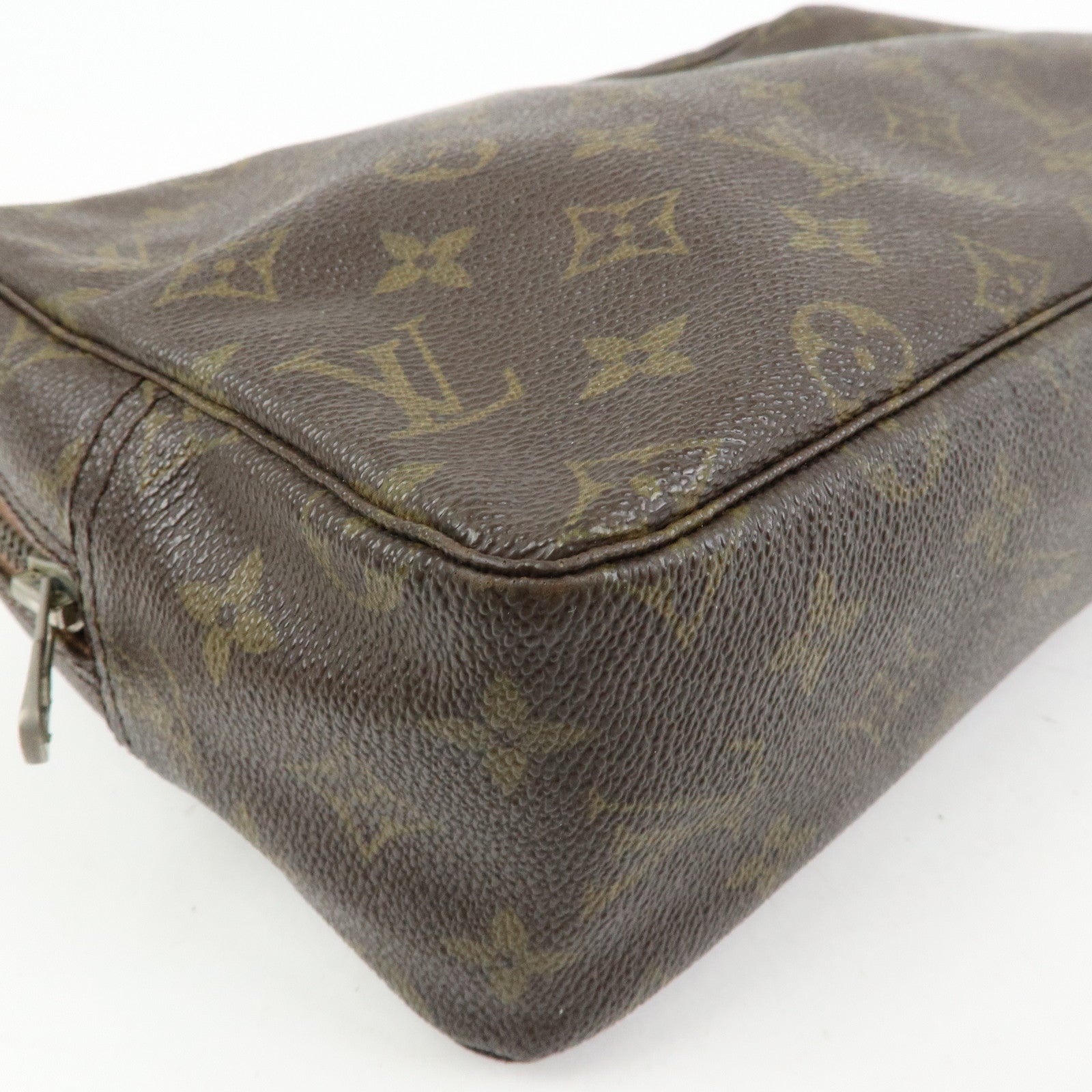 Louis Vuitton Monogram Trousse Toilette 28 Pouch Brown M47522