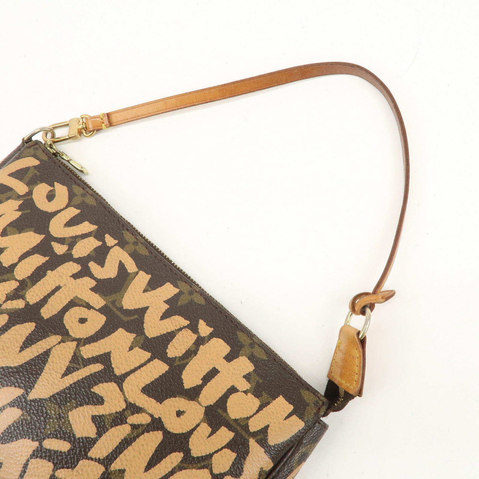 Louis Vuitton Monogram Graffiti Pochette Accessoires Peach M92193