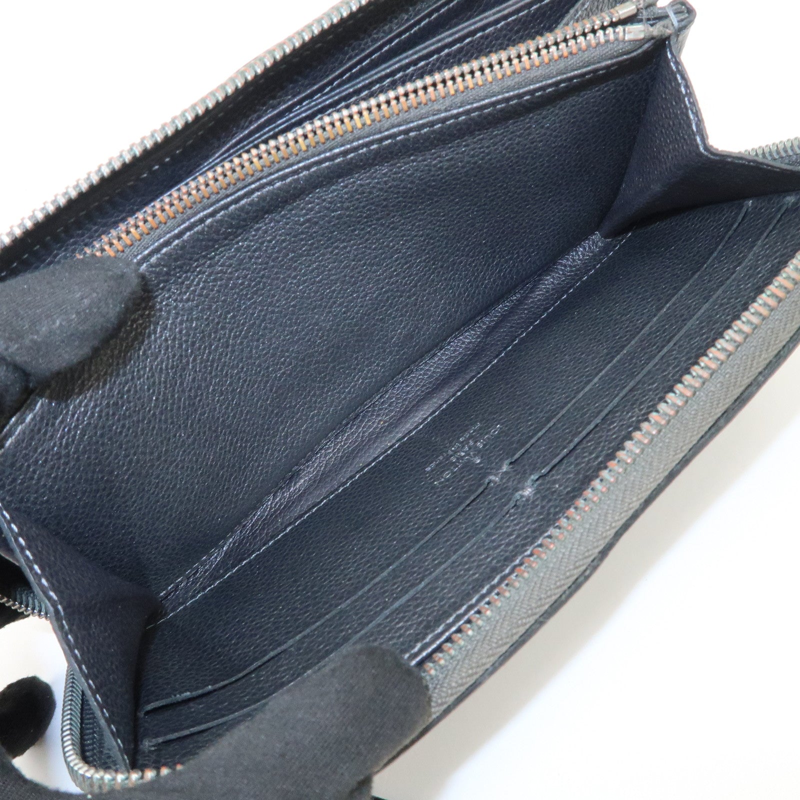 Louis Vuitton Empreinte Leather Studs Zippy Wallet Platine M61442