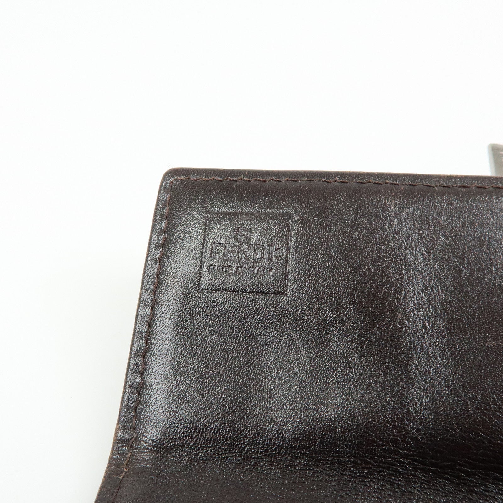 FENDI F IS FENDI Set of 2 Zucca Leather Canvas Wallet 8M0387 8M0021