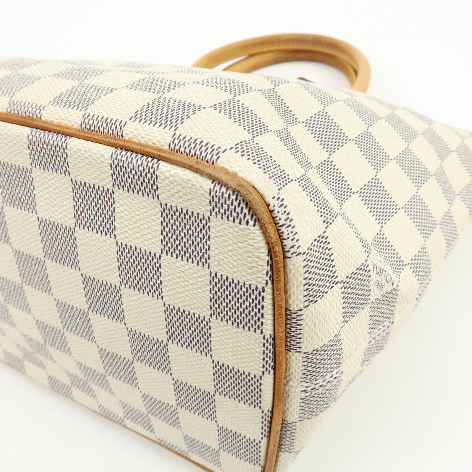 Louis Vuitton Damier Azur Saleya PM Tote Bag Hand Bag N51186