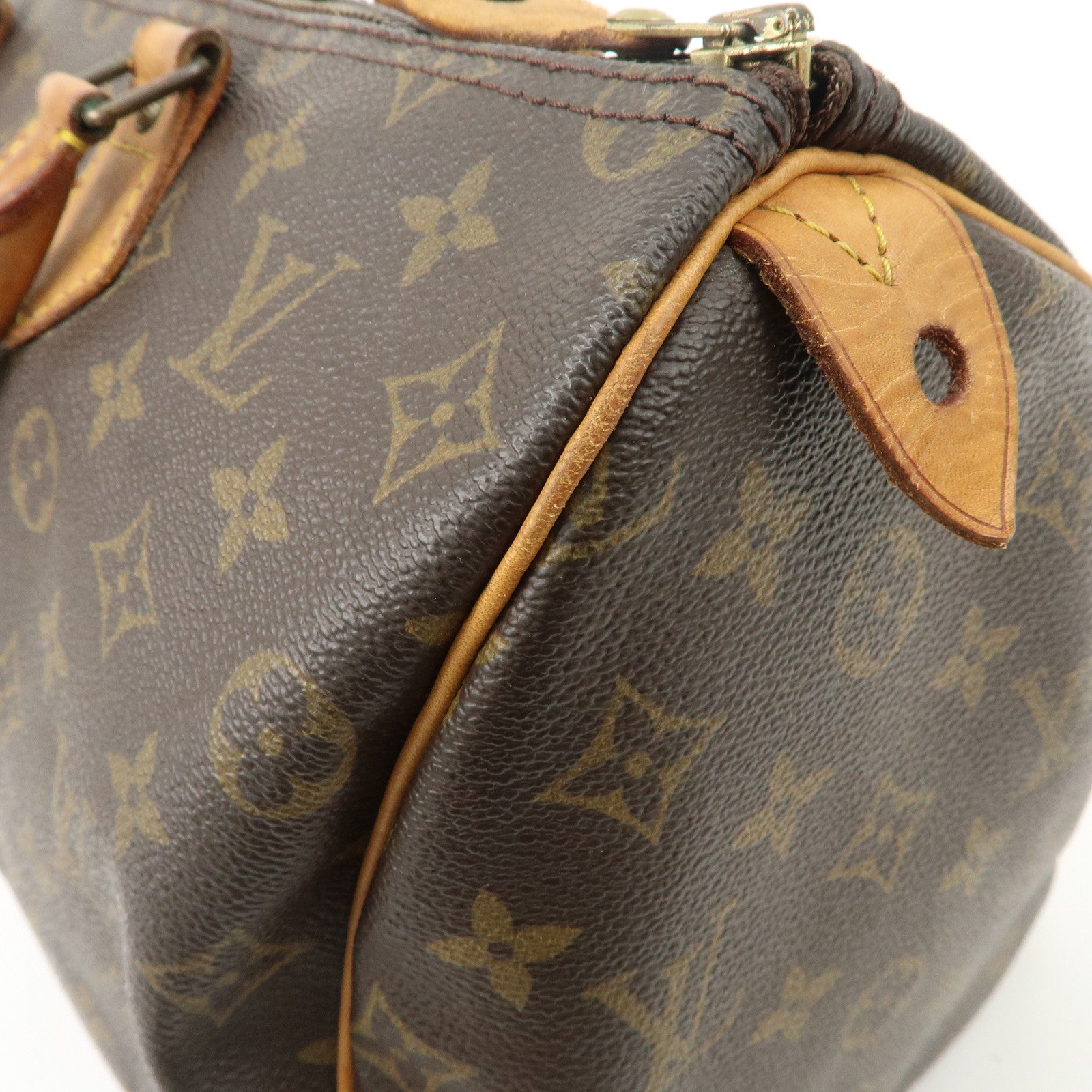 Louis Vuitton Monogram Speedy 35 Hand Bag Boston Bag M41524 Used