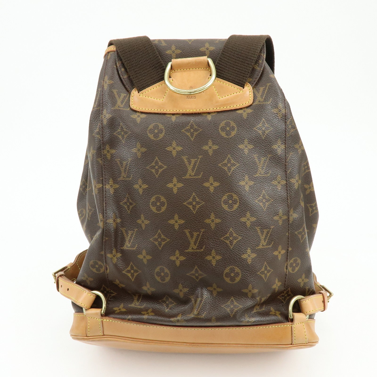 Louis Vuitton Monogram Montsouris GM Backpack Brown M51135