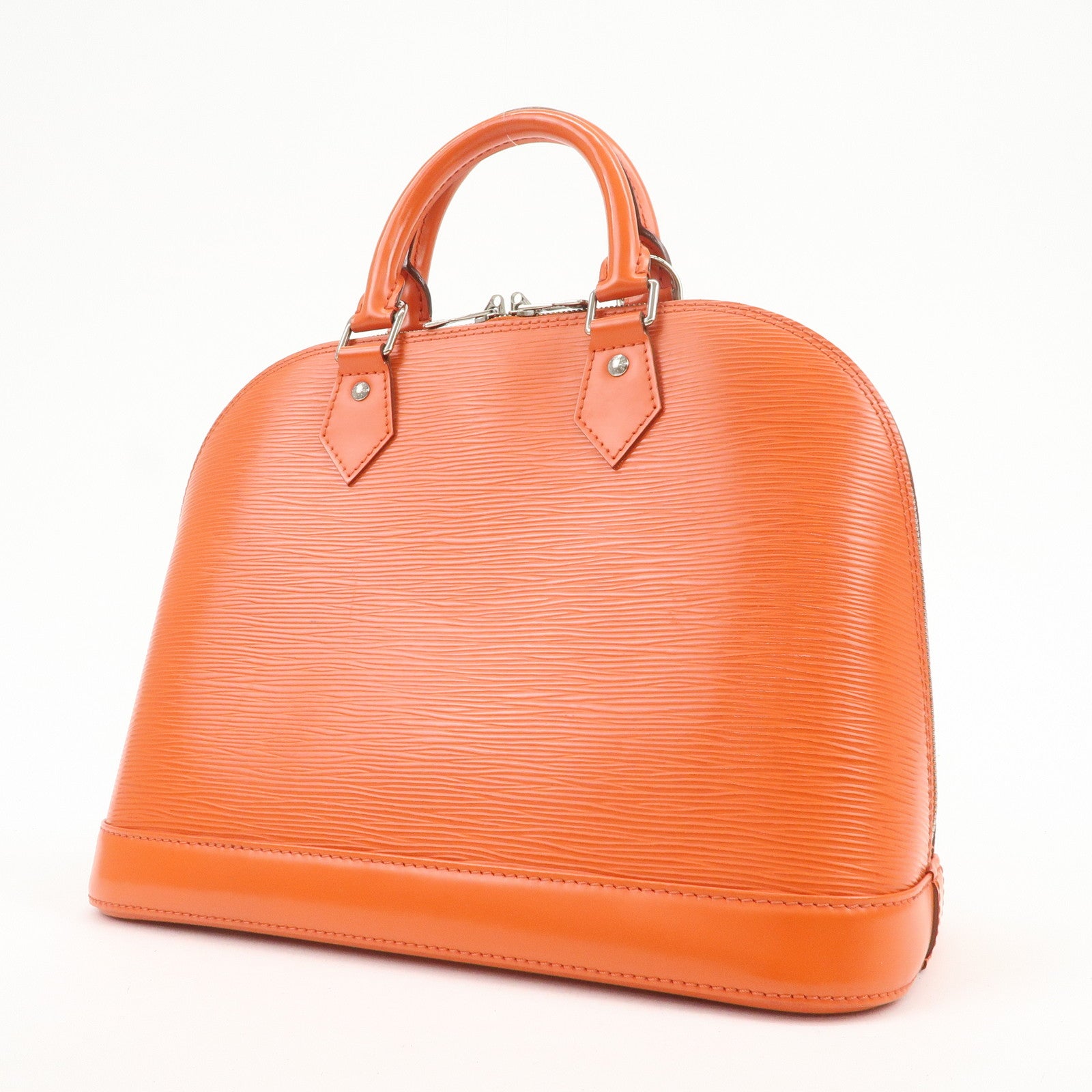 Louis Vuitton Epi Alma PM Hand Bag Pimont Orange M40623