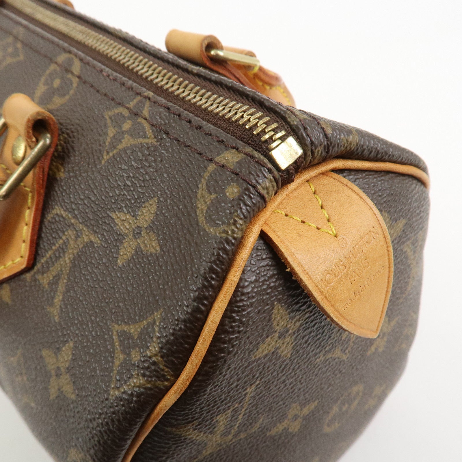 Louis Vuitton Monogram Speedy 25 Boston Bag Hand Bag Brown M41528