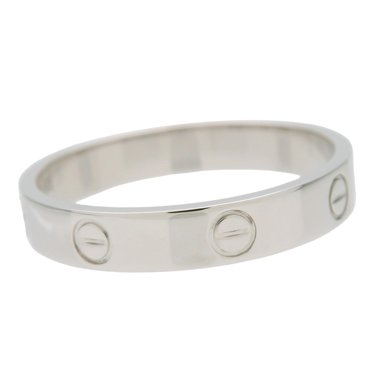 Cartier Mini Love Ring K18 750WG White Gold #63 US10.5 EU63.5