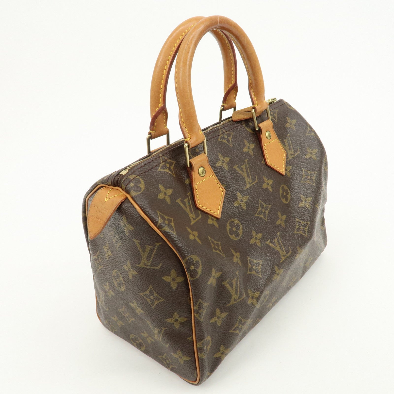 Louis Vuitton Monogram Speedy 25 Boston Bag Hand Bag Brown M41528
