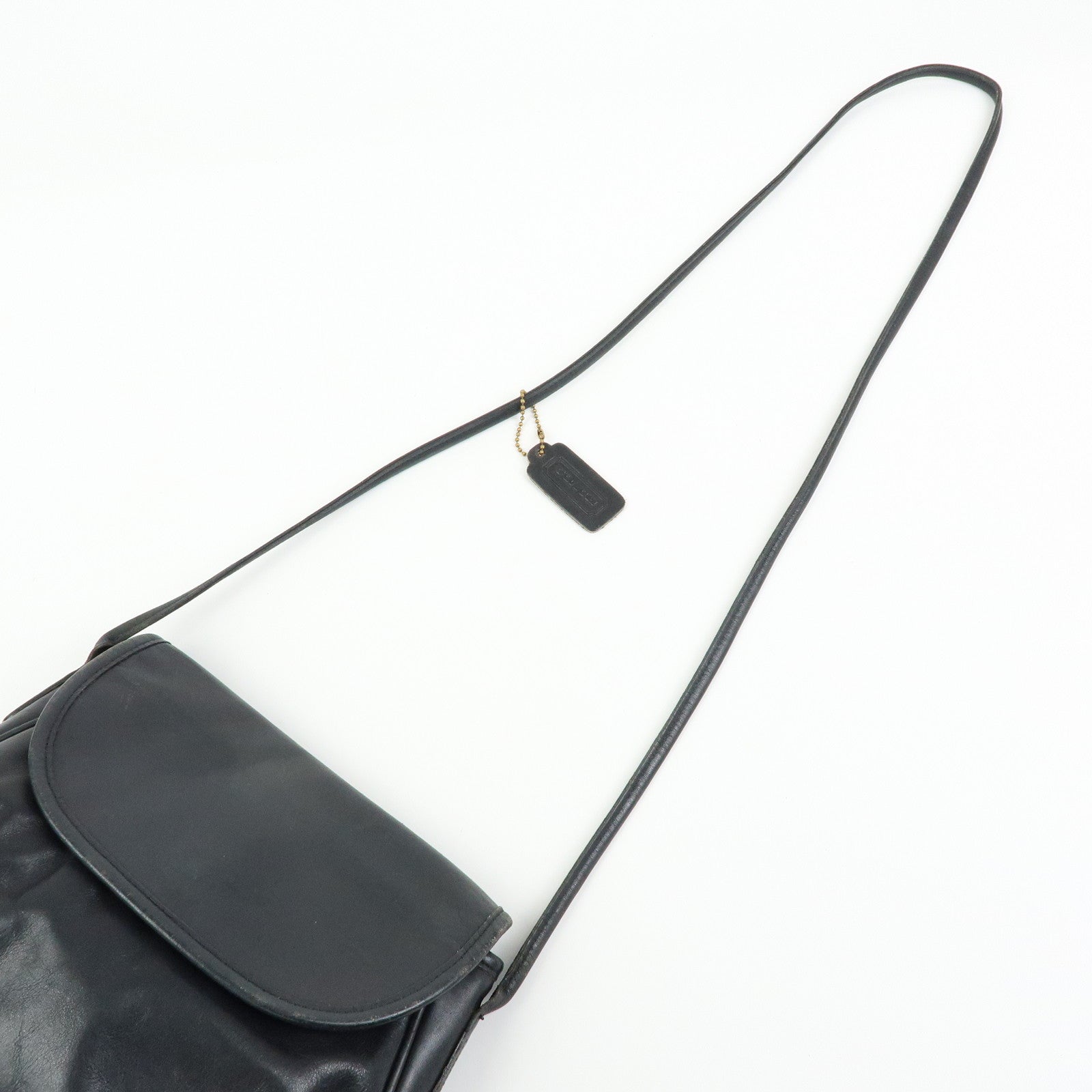 COACH Set of 3 Canvas Leather 2Way Shoulder Bag Pouch Brown Black