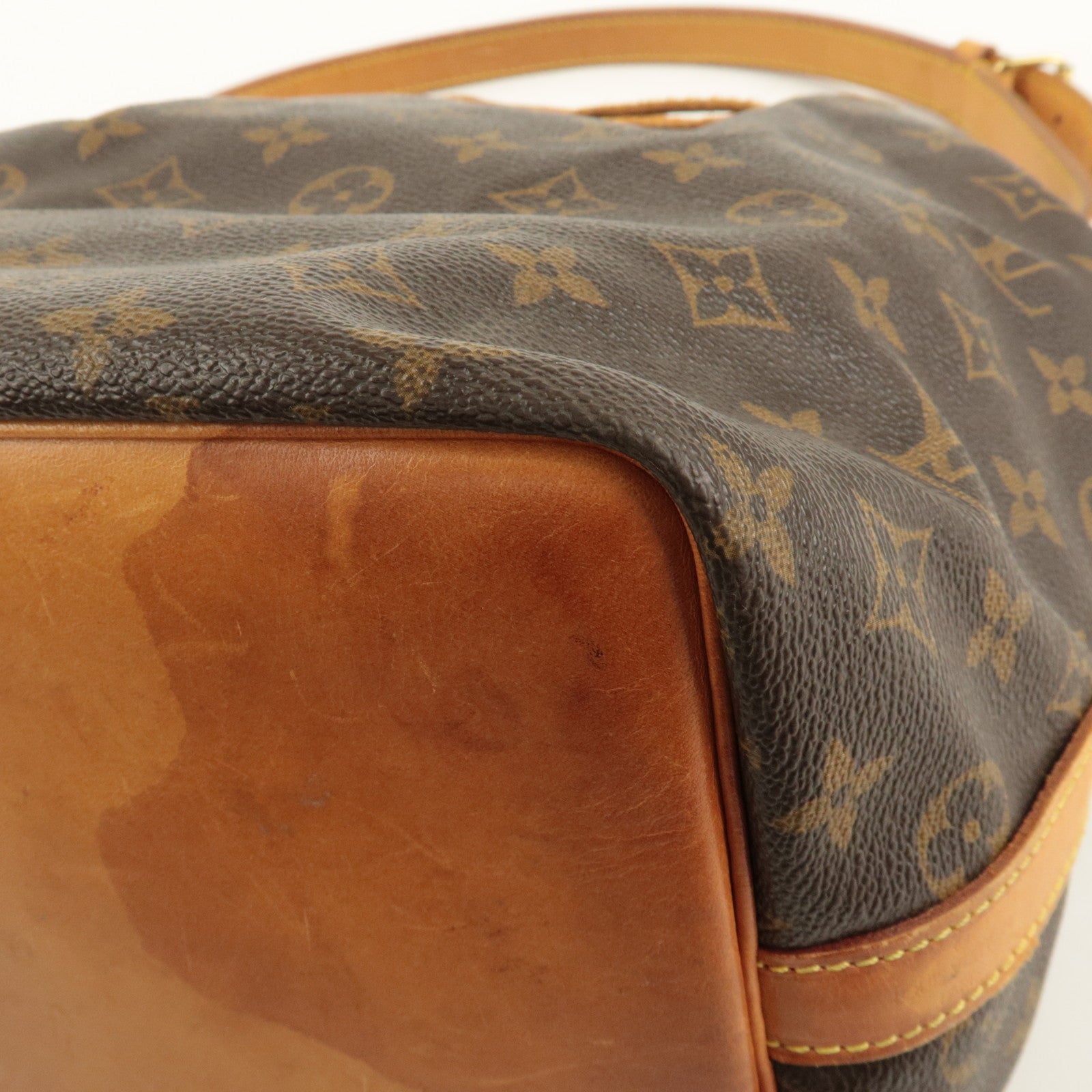 Louis Vuitton Monogram Petit Noe Shoulder Bag Brown M42226 Used