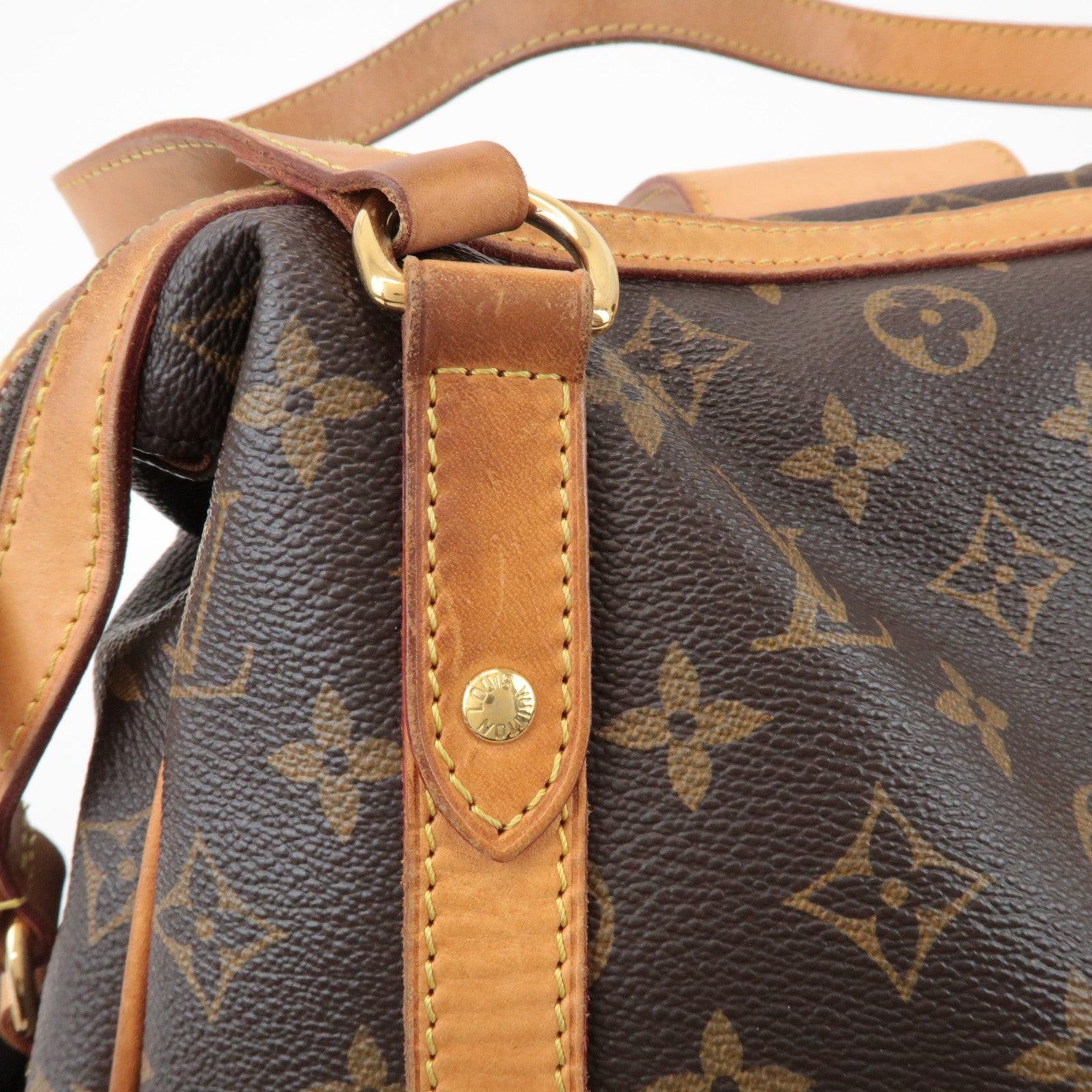 Louis Vuitton Monogram Stresa PM Shoulder Bag Brown M51186