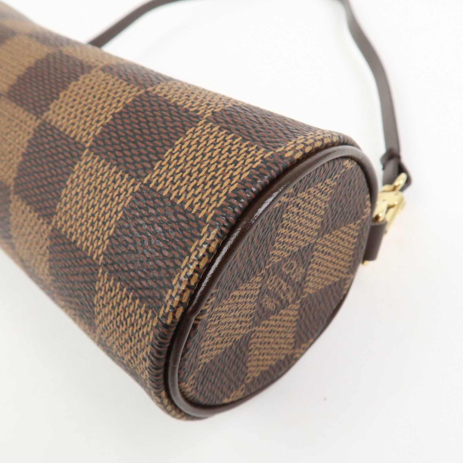 Louis Vuitton Damier Ebene Mini Pouch for Papillon Bag Brown