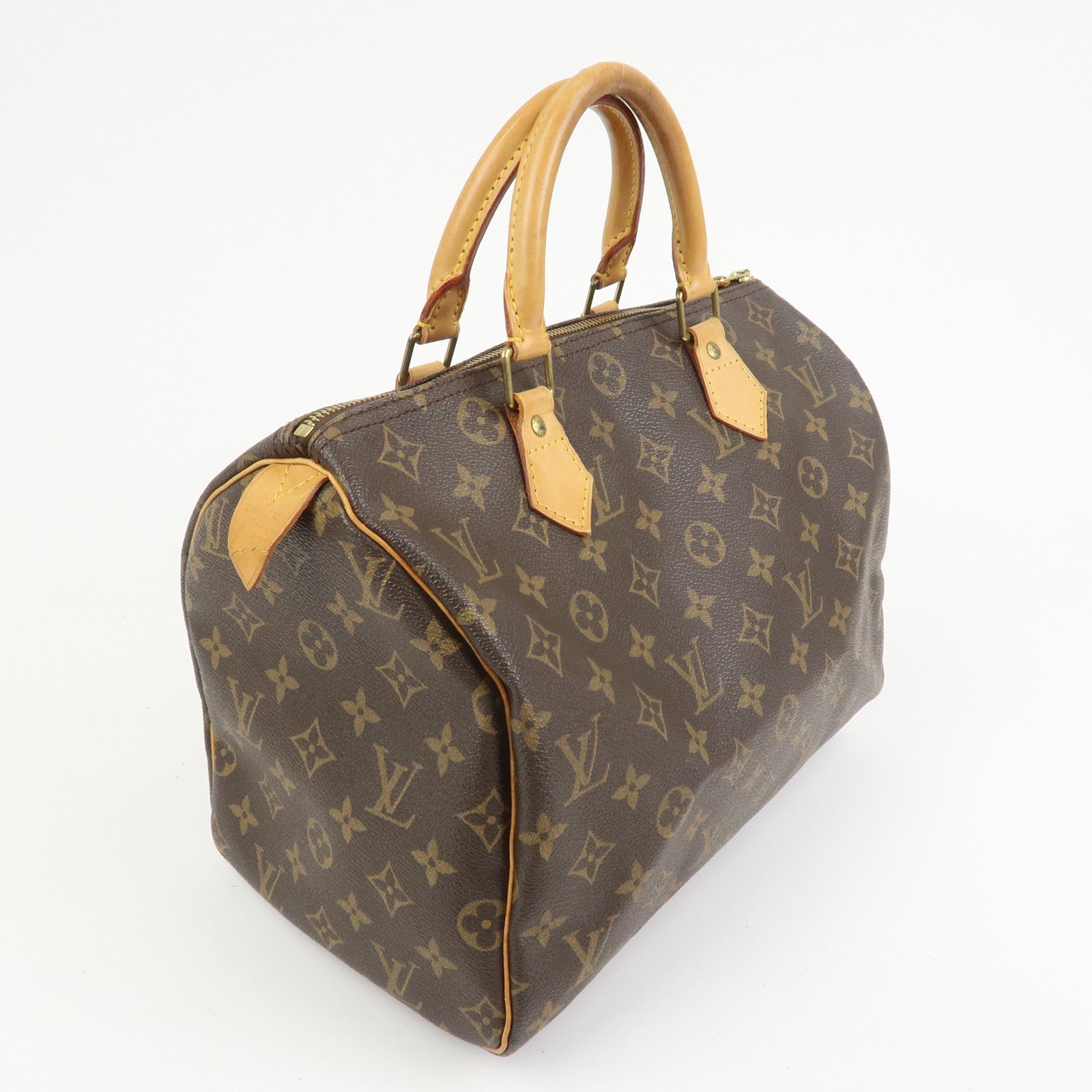 Louis Vuitton Monogram Speedy 30 Boston Bag Hand Bag Brown M41526