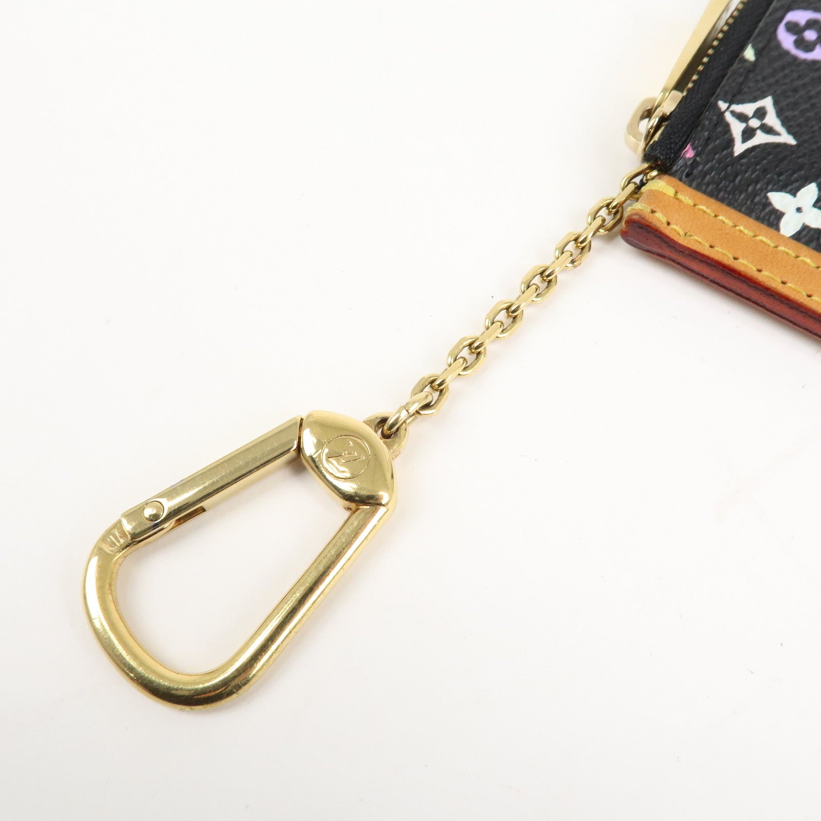 Louis Vuitton Monogram Multicolor Pochette Cles Noir M92654 Used