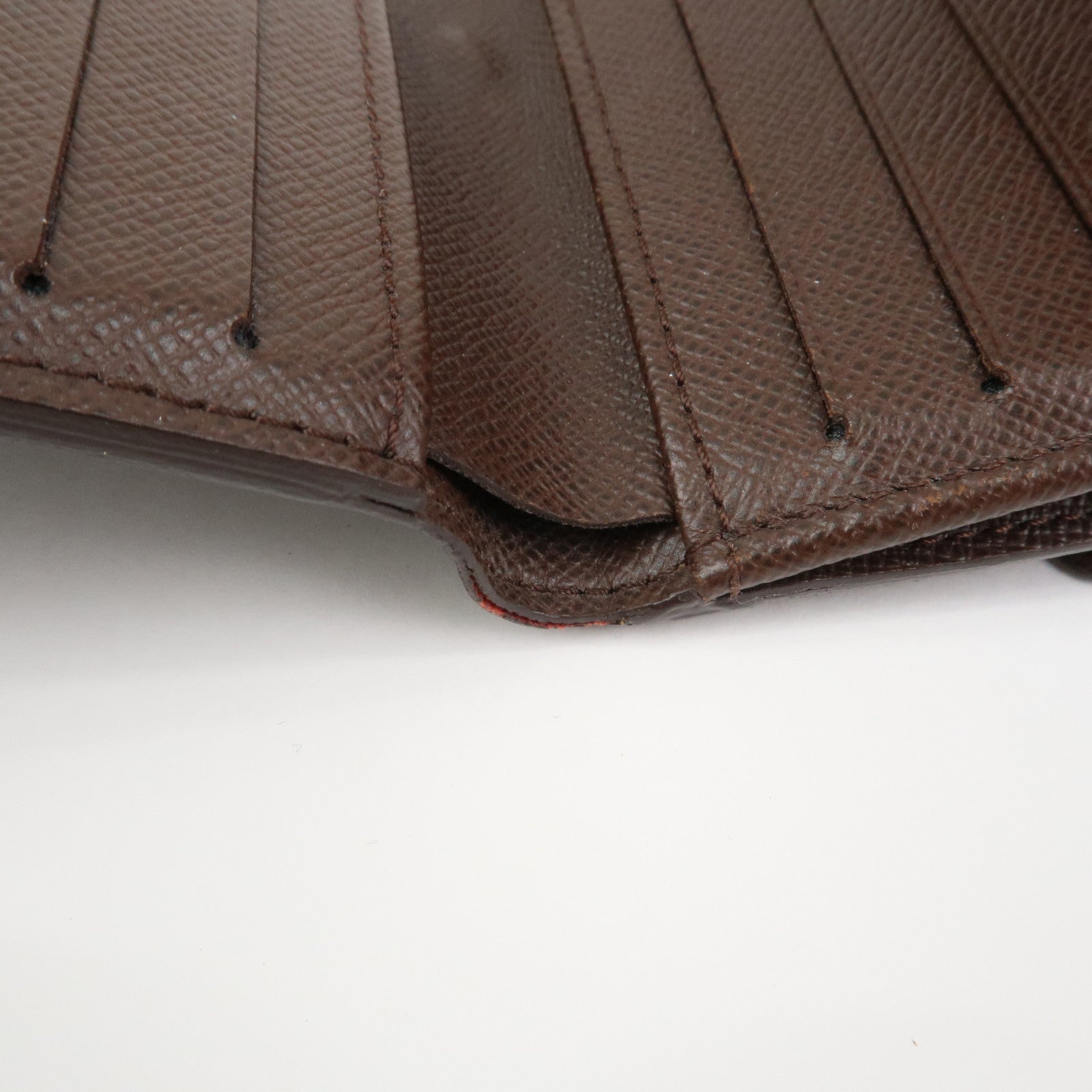 Louis Vuitton Damier Portefeuille Élise Bi-fold Wallet Brown N61654