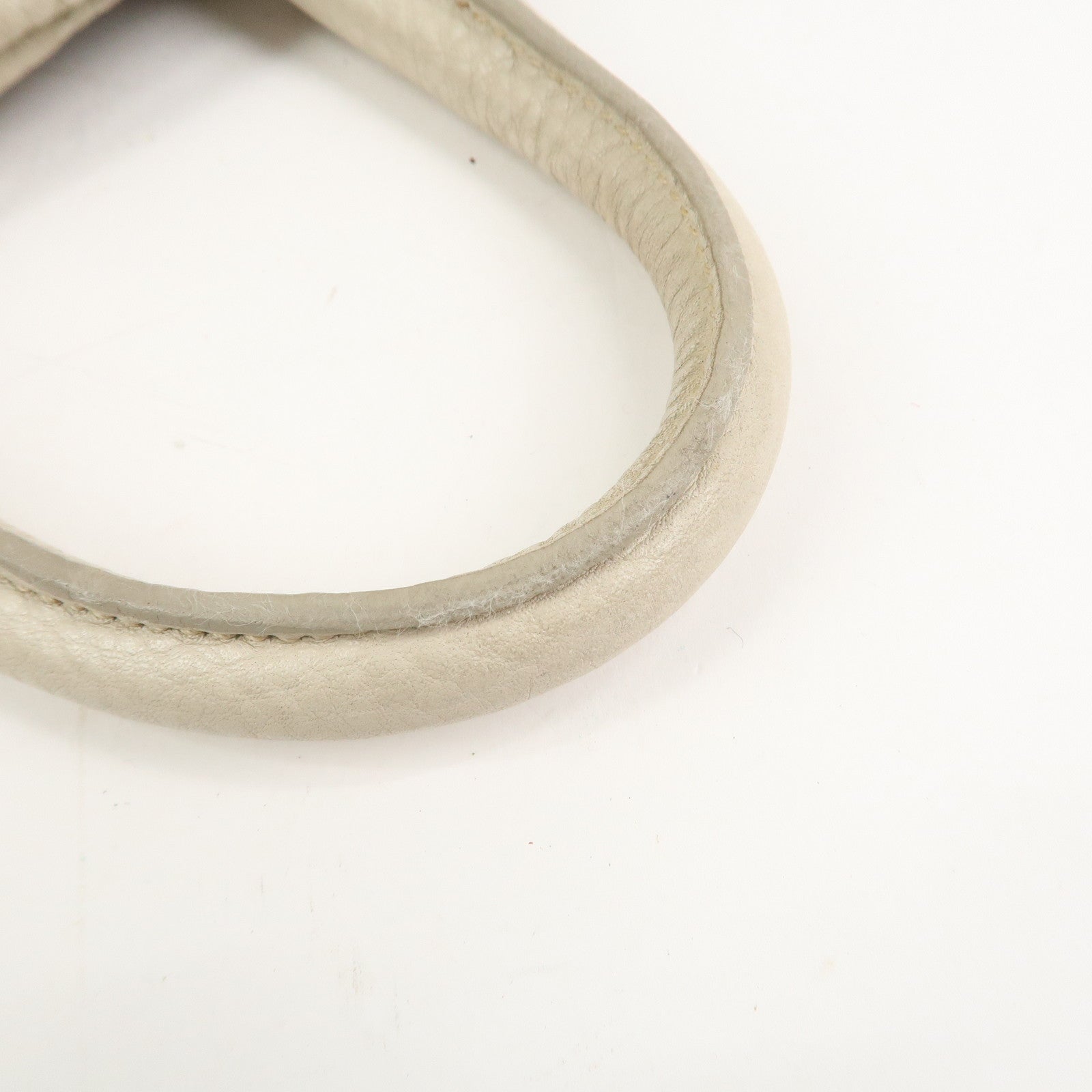 PRADA Logo Jacguard Leather 2Way Tote Bag Brown Ivory BN1841