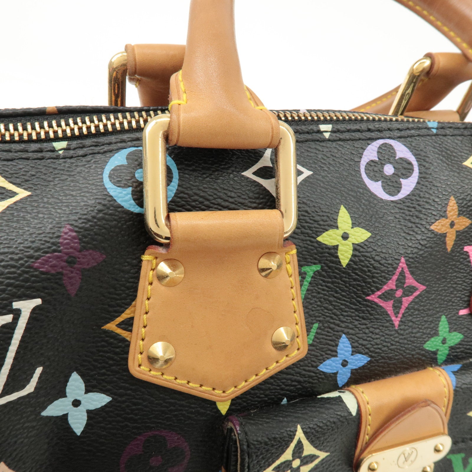 Louis Vuitton Monogram Multicolor Speedy 30 Hand Bag M92642 Used