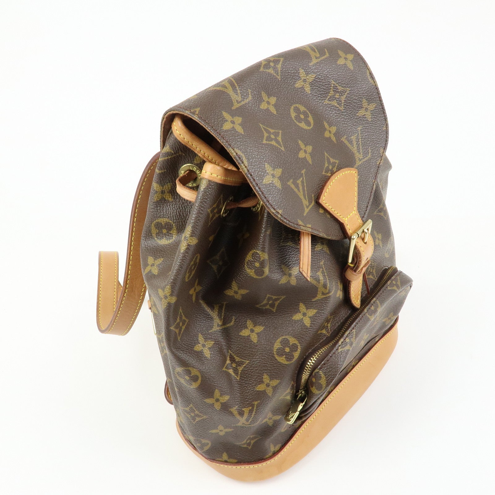Louis Vuitton Monogram Montsouris MM Backpack Brown M51136