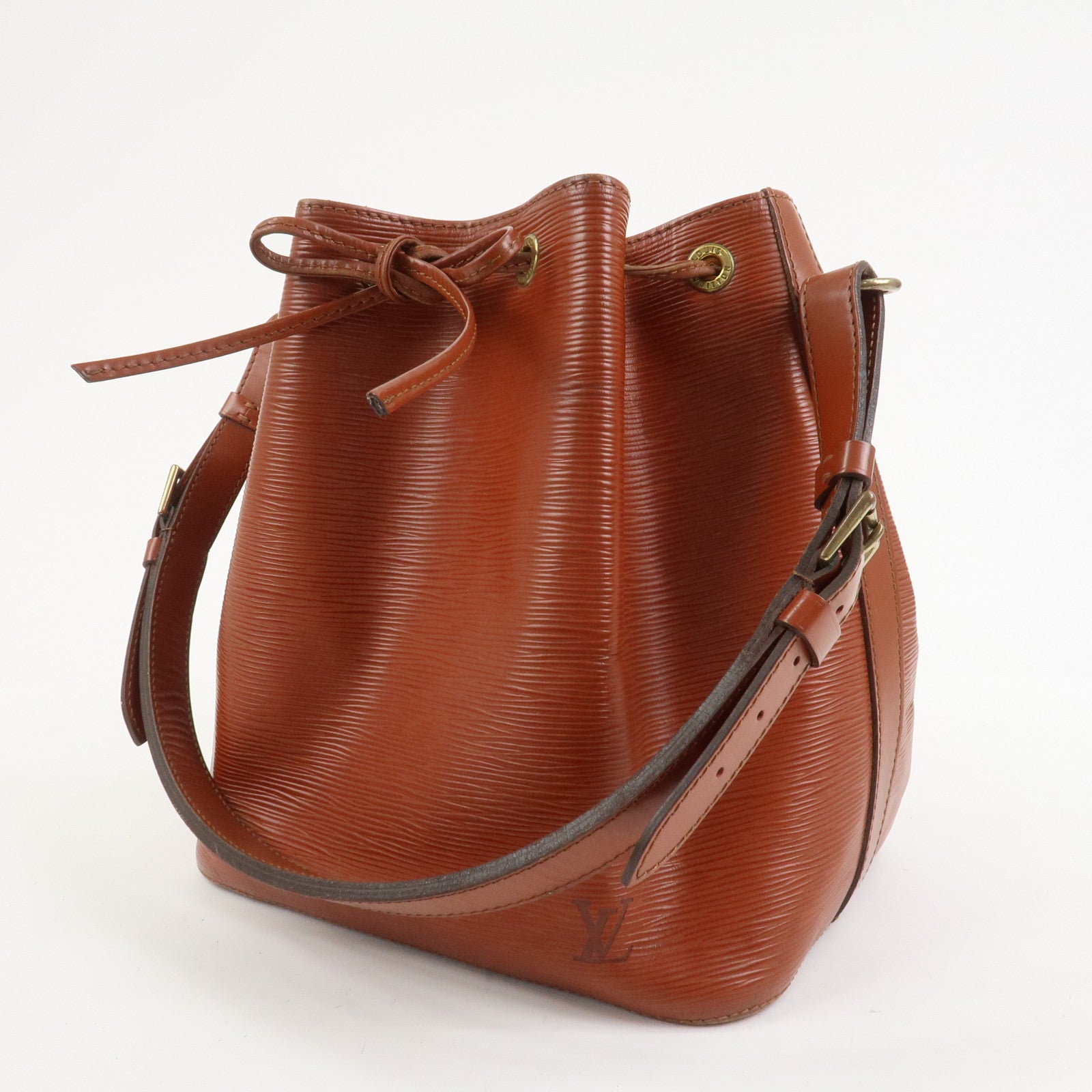 Louis Vuitton Epi Petit Noe Shoulder Bag Kenya Brown M44103