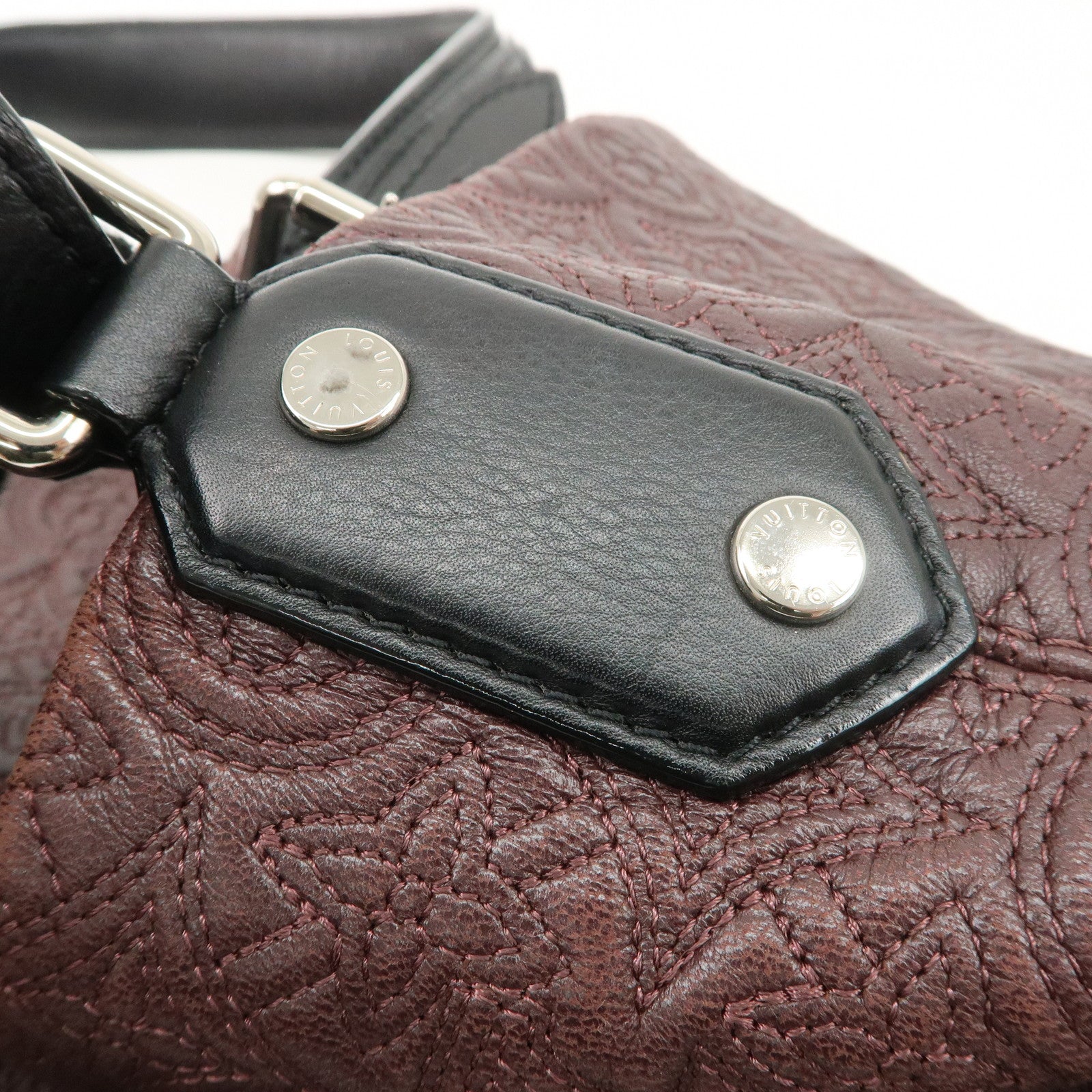 Louis Vuitton Monogram Antia Hobo PM Shoulder Bag Bordeaux M93834 Used