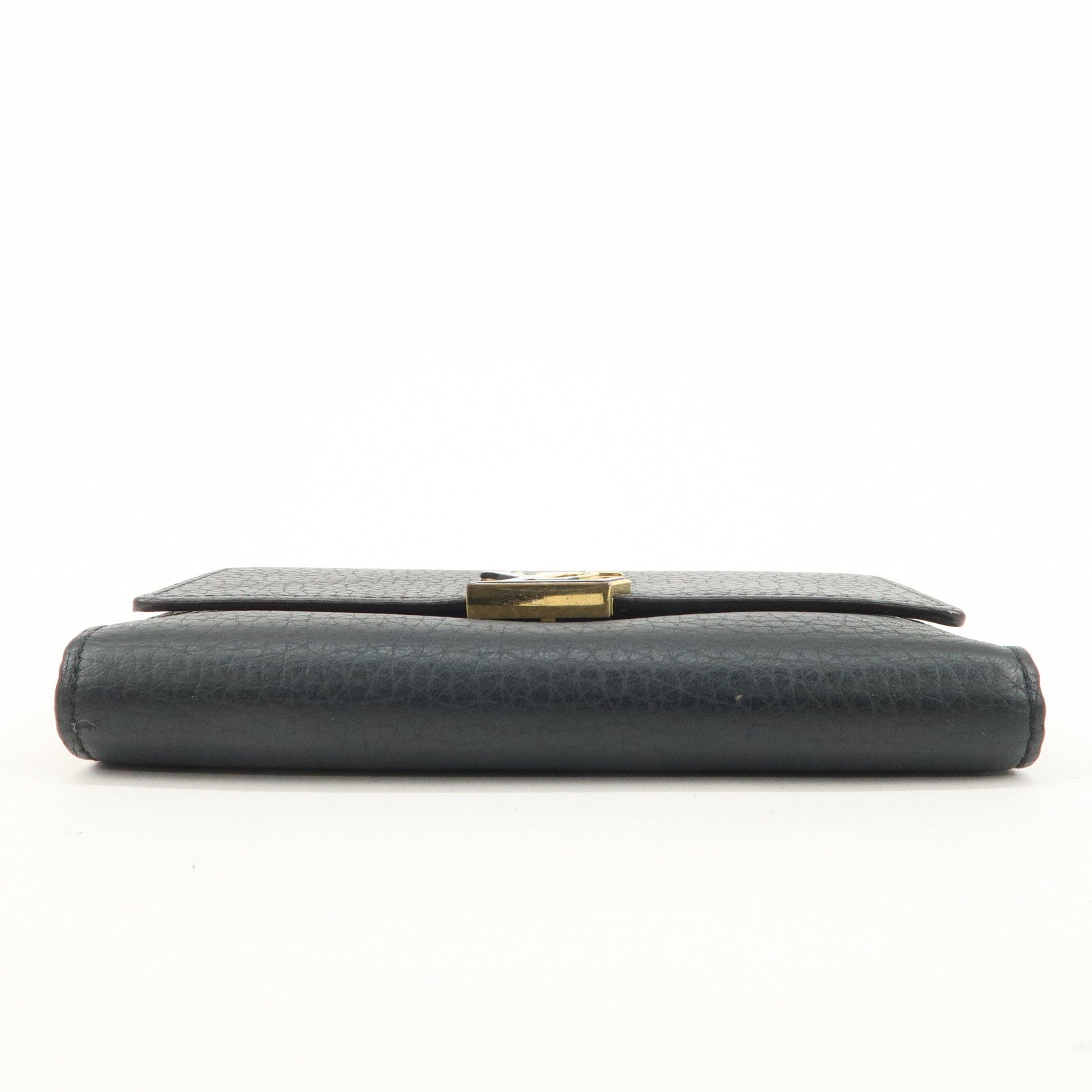 Louis Vuitton Leather Portefeuille Capucines Compact Wallet M62157