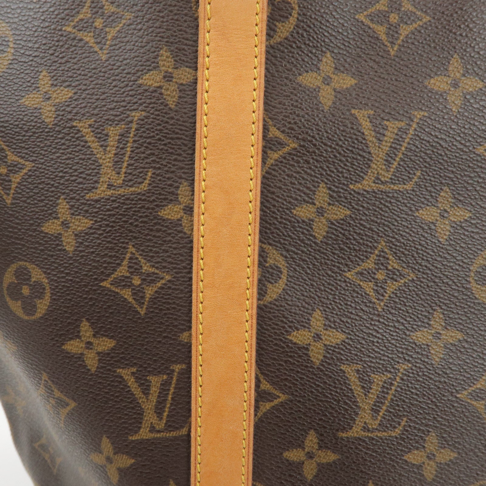 Louis Vuitton Monogram Sac Shopping Shoulder Bag Brown M51108