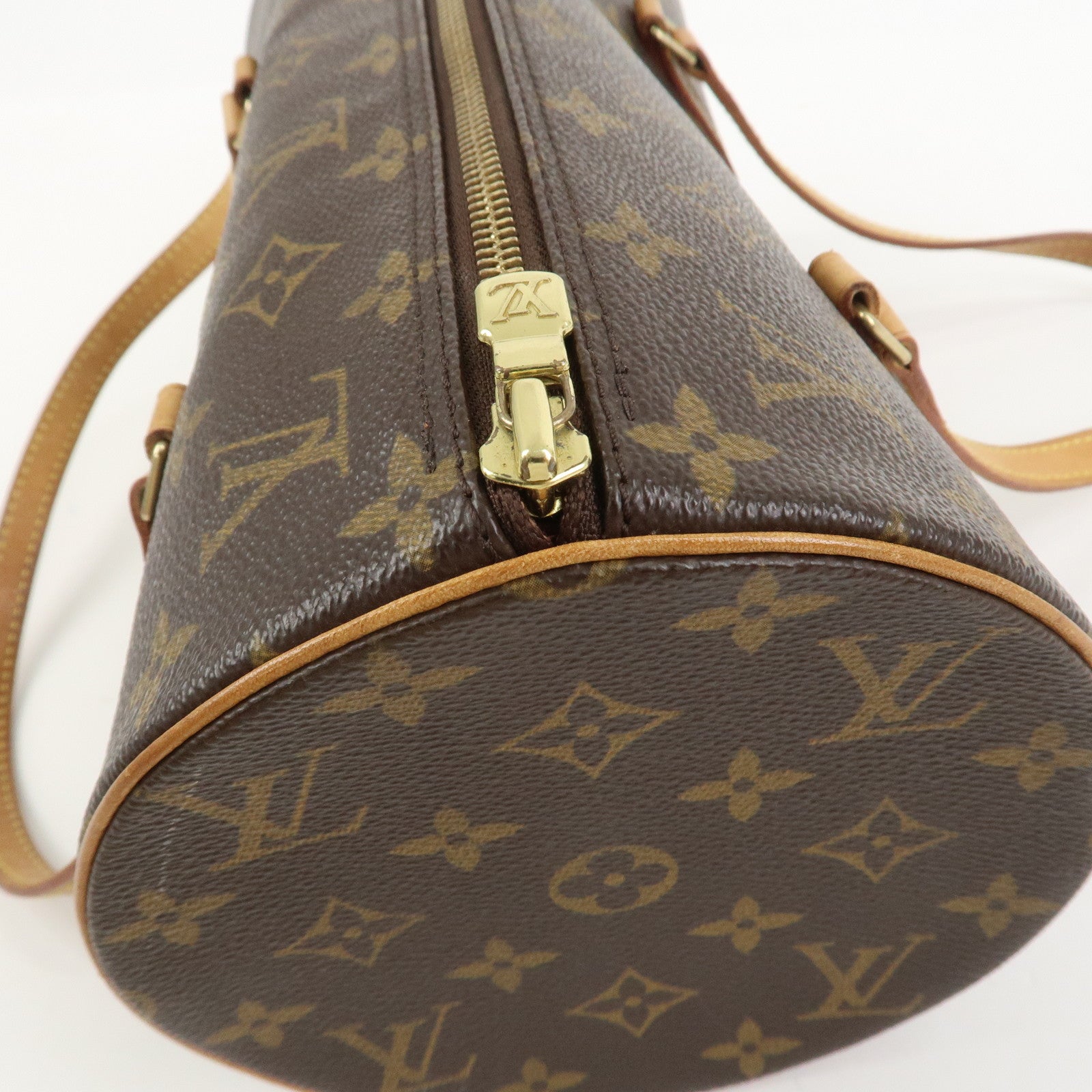 Louis Vuitton Monogram Papillon 30 Hand Bag Brown M51385