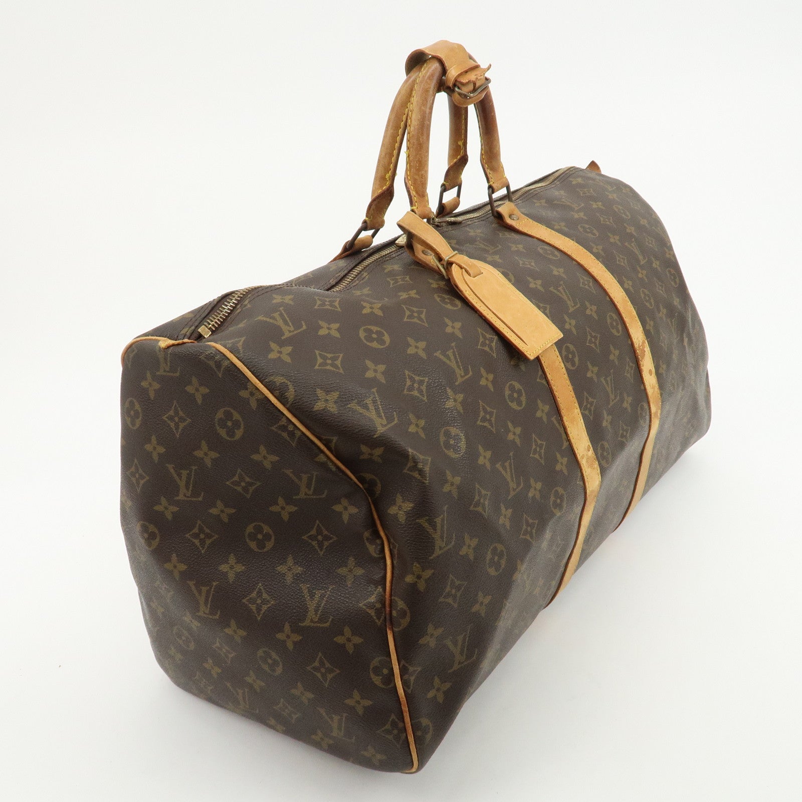 Louis Vuitton Monogram Keep All 55 Boston Bag Travel Bag M41424