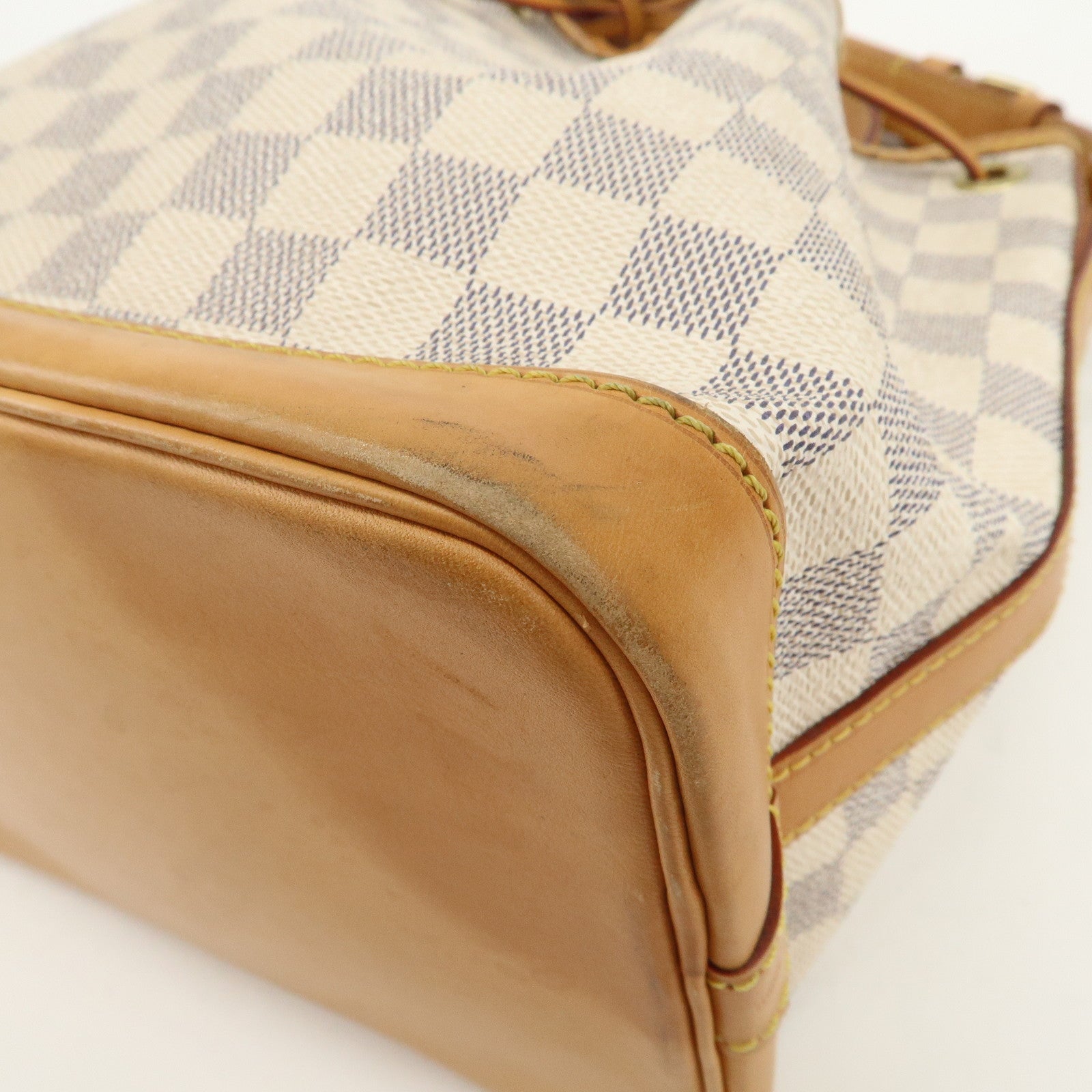 Louis Vuitton Damier Azur Canvas Leather Noe BB Shoulder Bag N41220