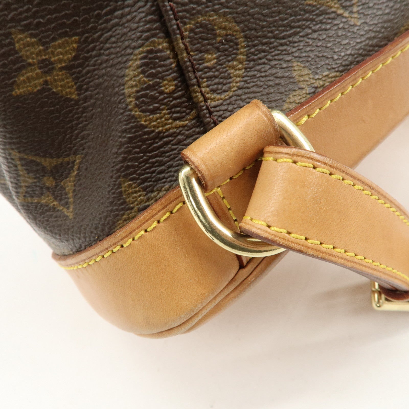 Louis Vuitton Monogram Montsouris MM Back Pack Brown M51136 Used