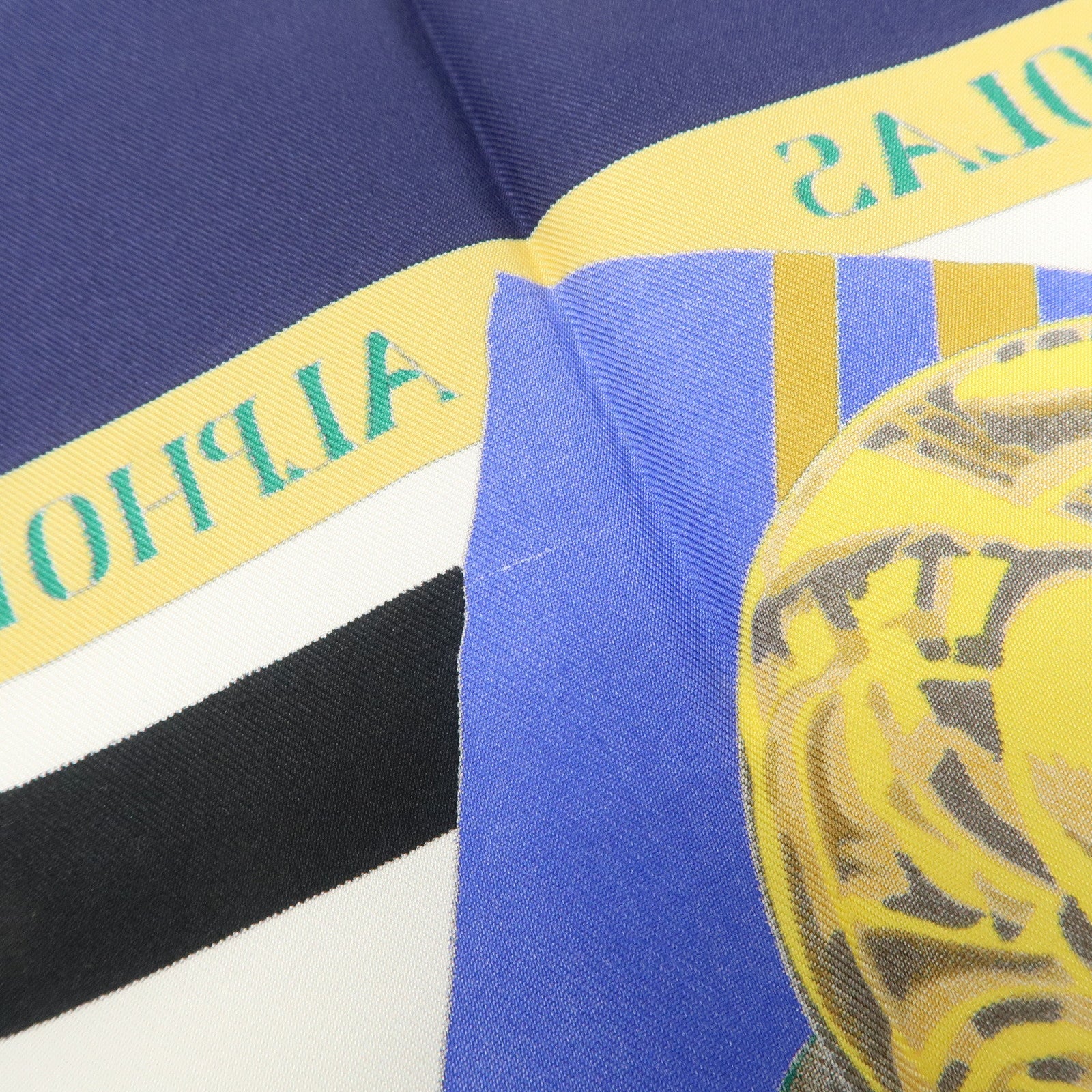 HERMES Carre 90 Silk Scarf THE ORIGINAL NEW ORLEANS CREOLE JAZZ Used