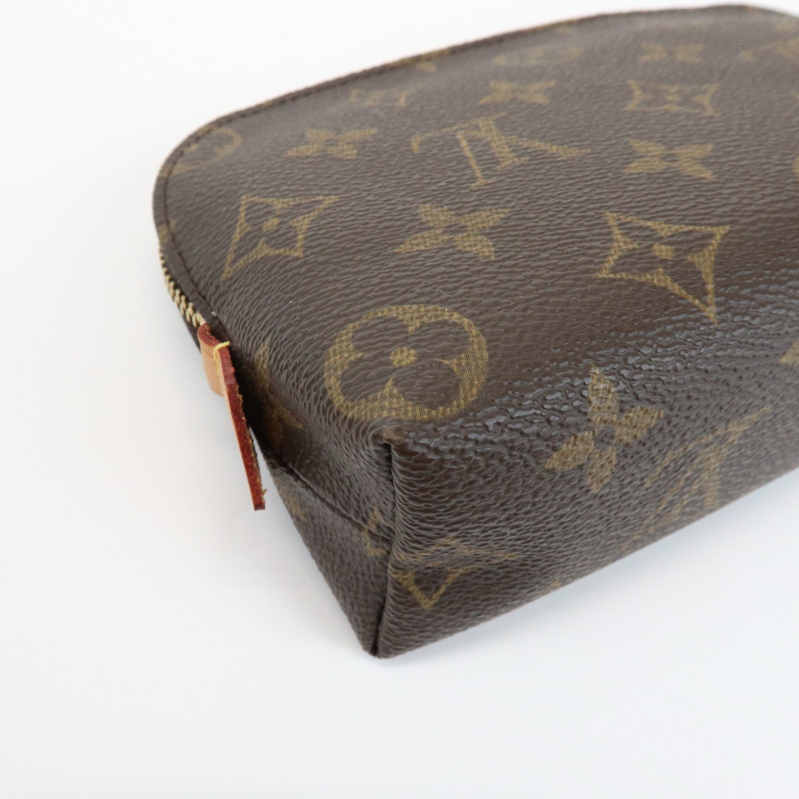 Louis Vuitton Monogram Pochette Cosmetic Pouch Brown M47515
