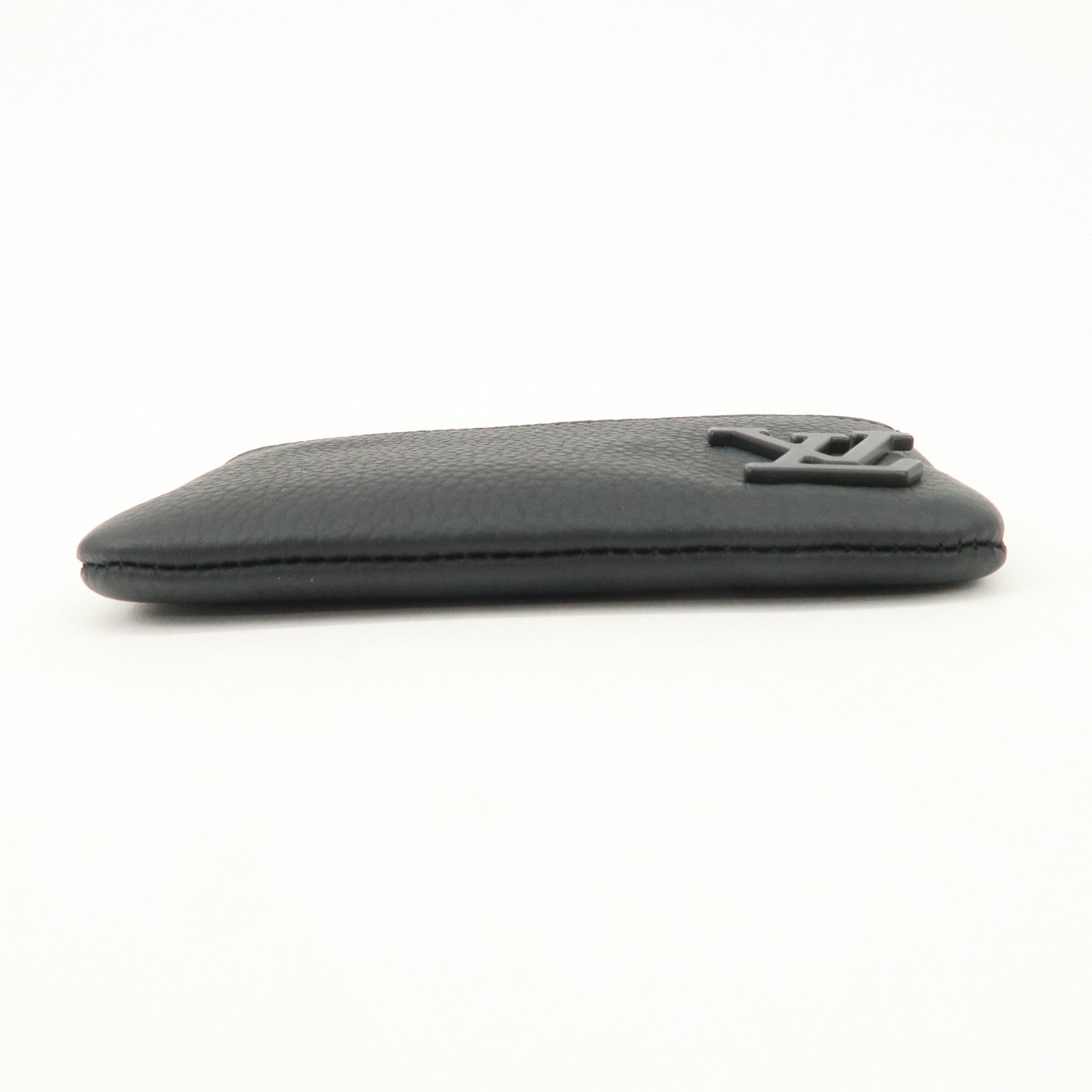 Louis Vuitton Aerogram Pochette Cles Coin Case Noir Black M81031 Used