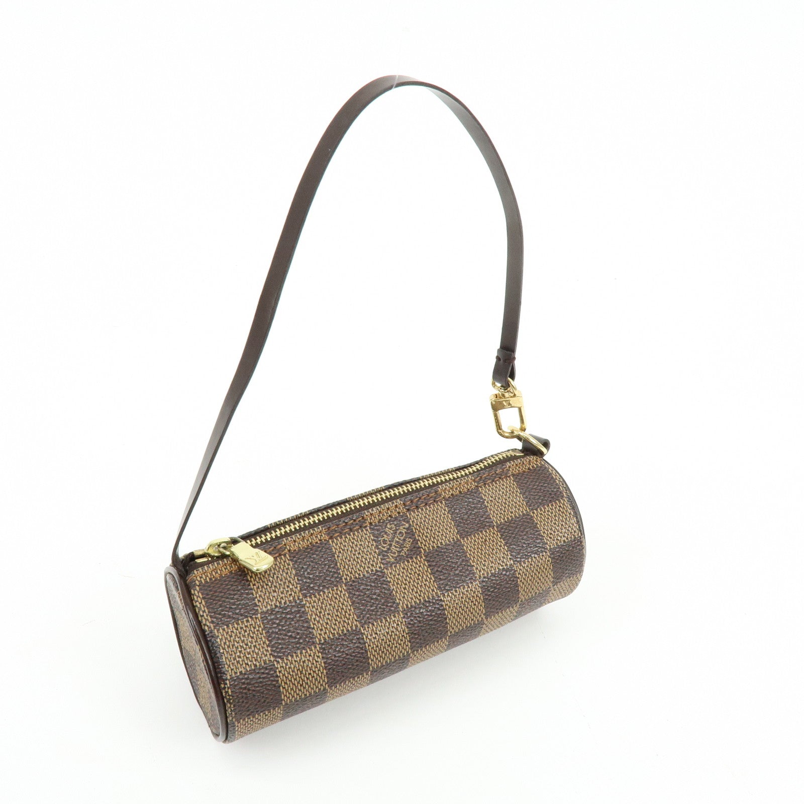Louis Vuitton Damier Ebene Mini Pouch for Papillon Bag Brown