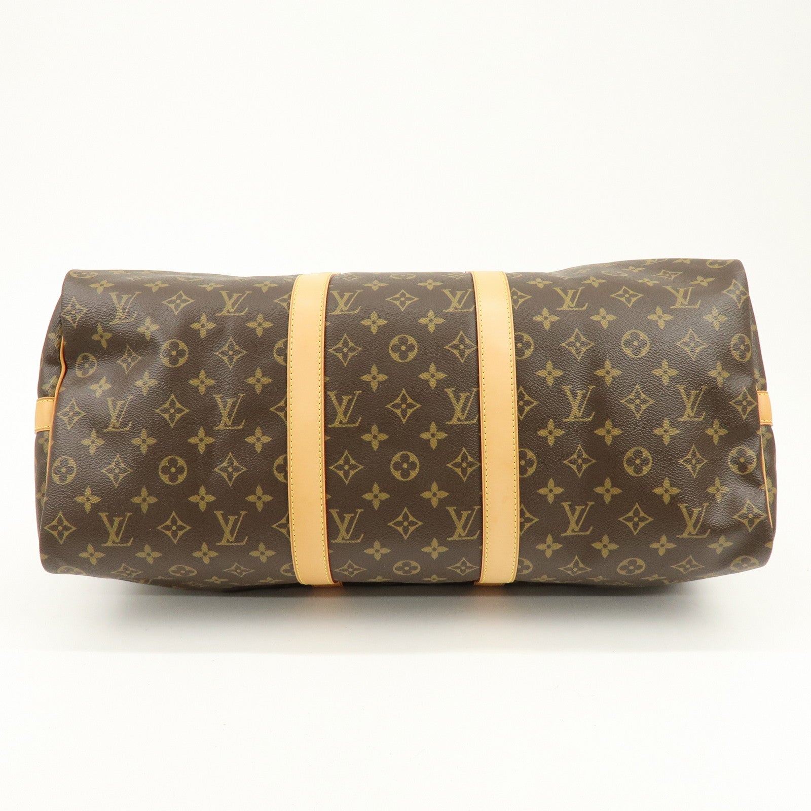 Louis Vuitton Monogram Keep All Bandouliere 50 Boston Bag M41416