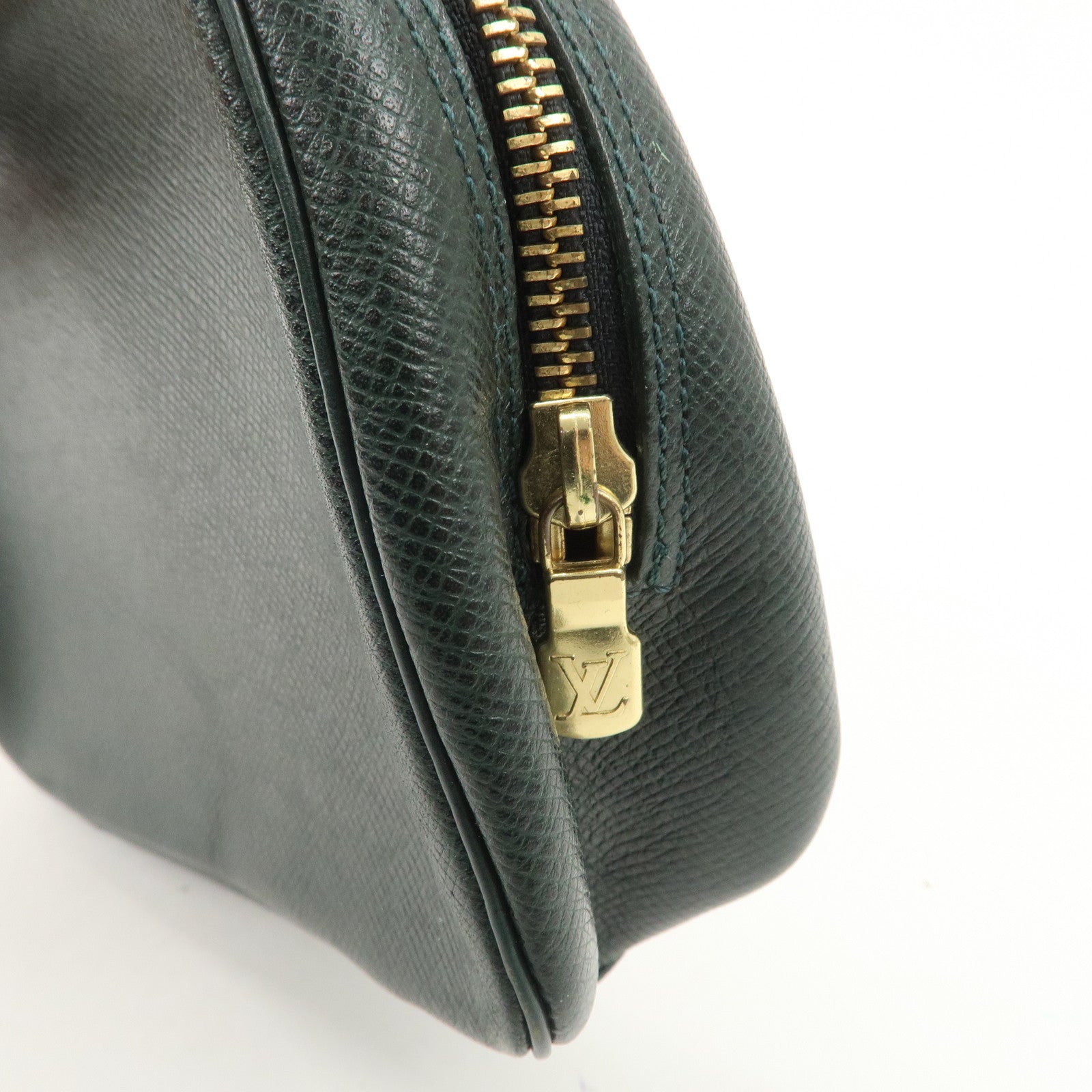 Louis Vuitton Set of 2 Taiga Leather Pouch Epicea M30214 M30304 Used