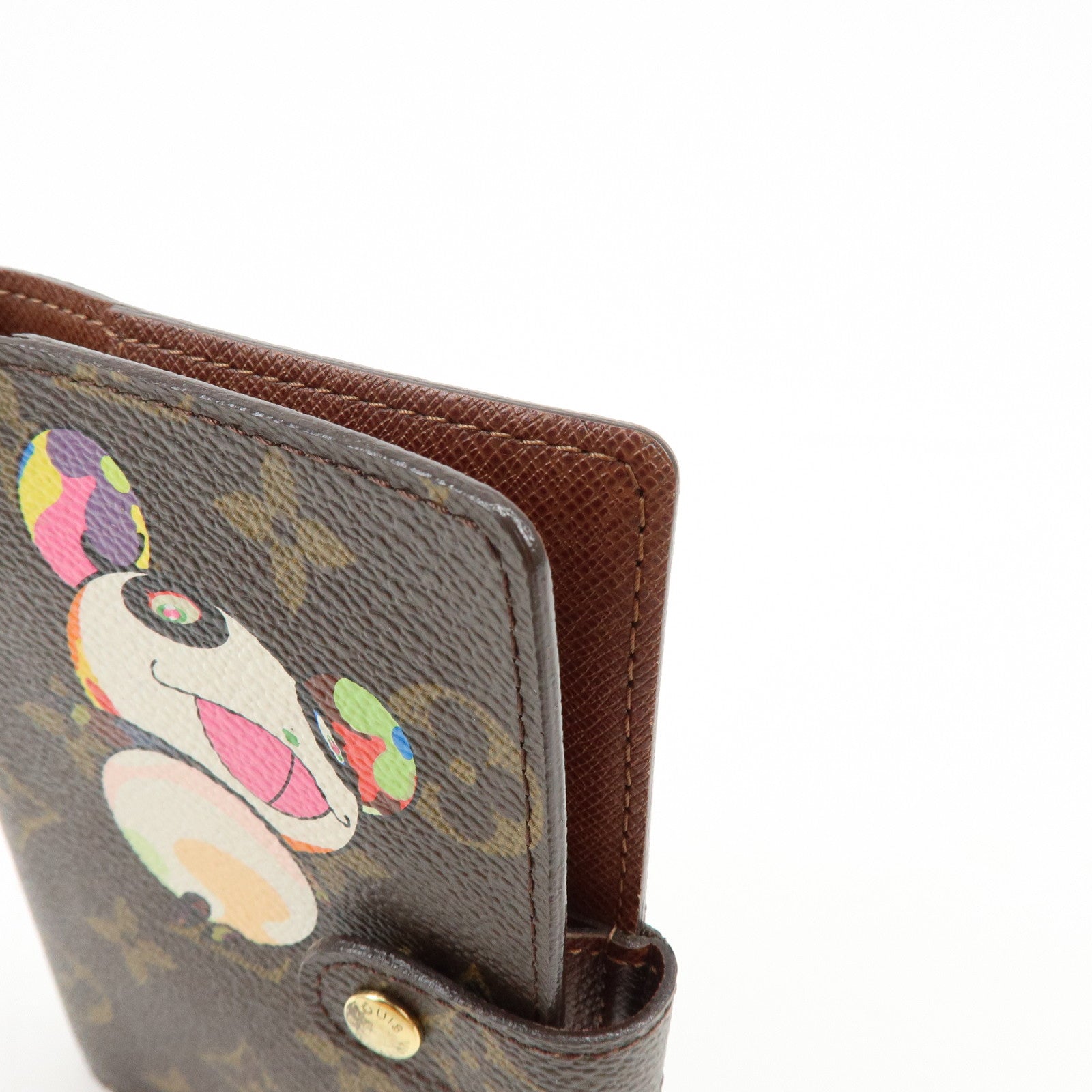 Louis Vuitton Monogram Panda Agenda PM Planner Cover Brown R20011