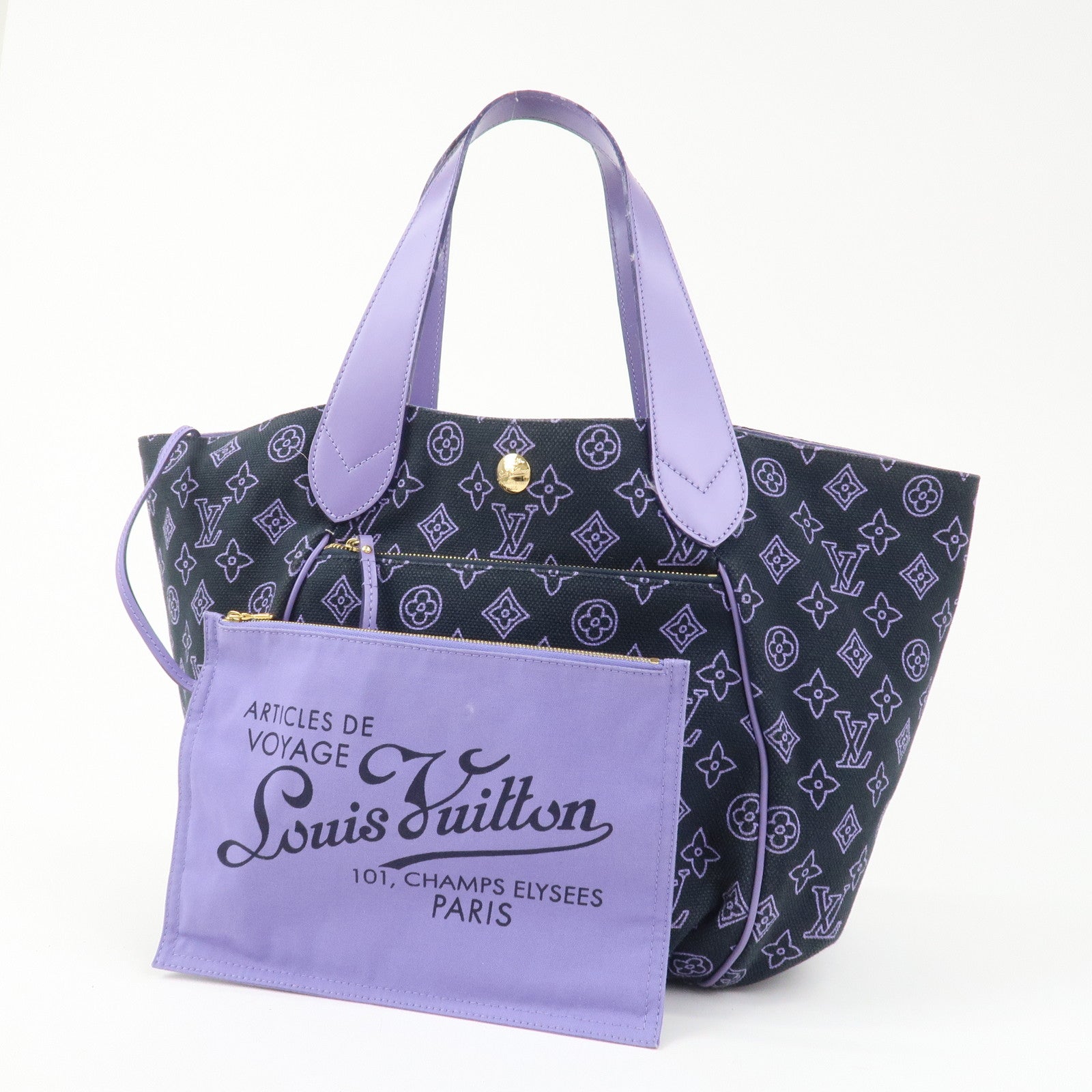 Louis Vuitton Beach Line Cabas Ipanema PM Tote Bag Marine M95983