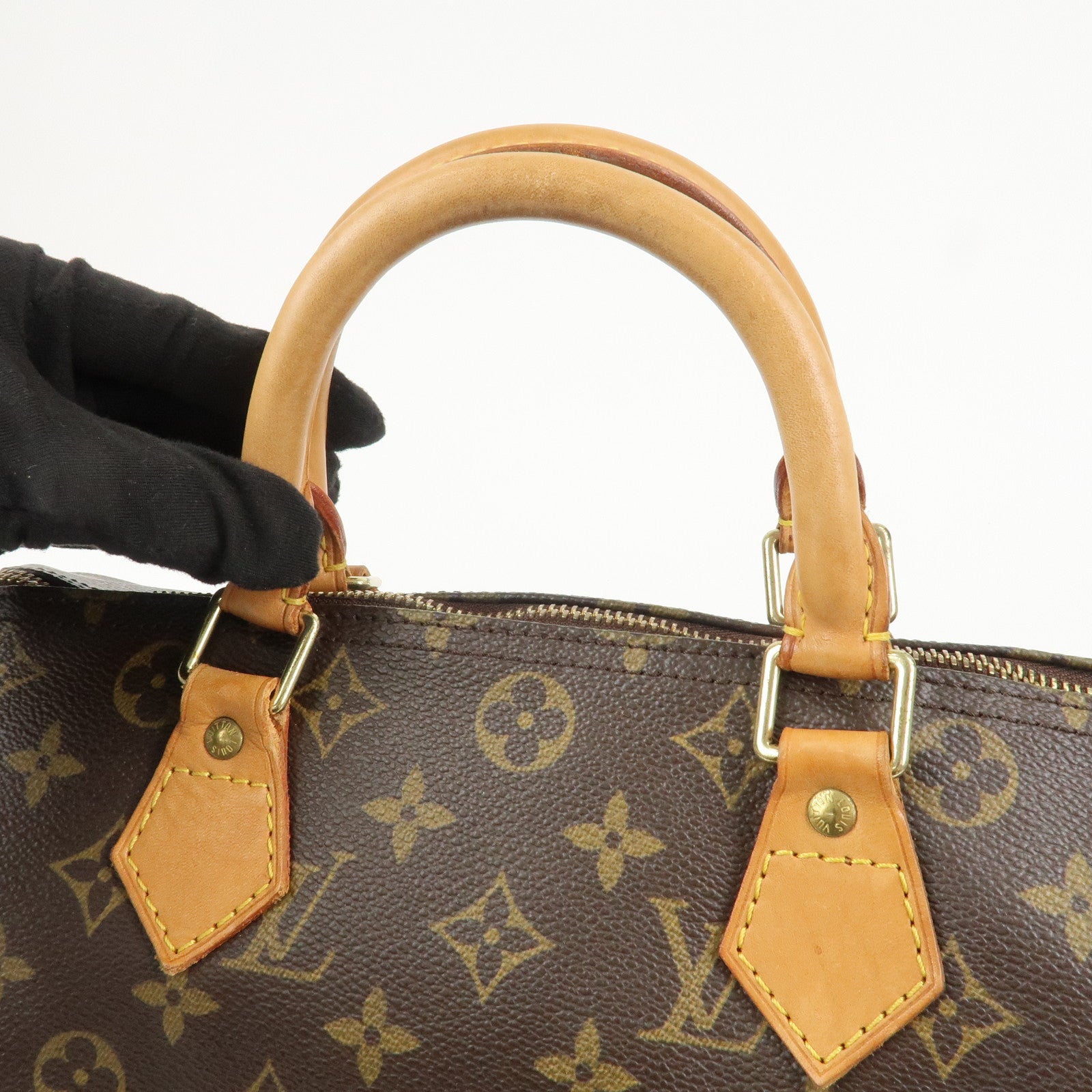 Louis Vuitton Monogram Speedy 30 Boston Bag Hand Bag Brown M41526